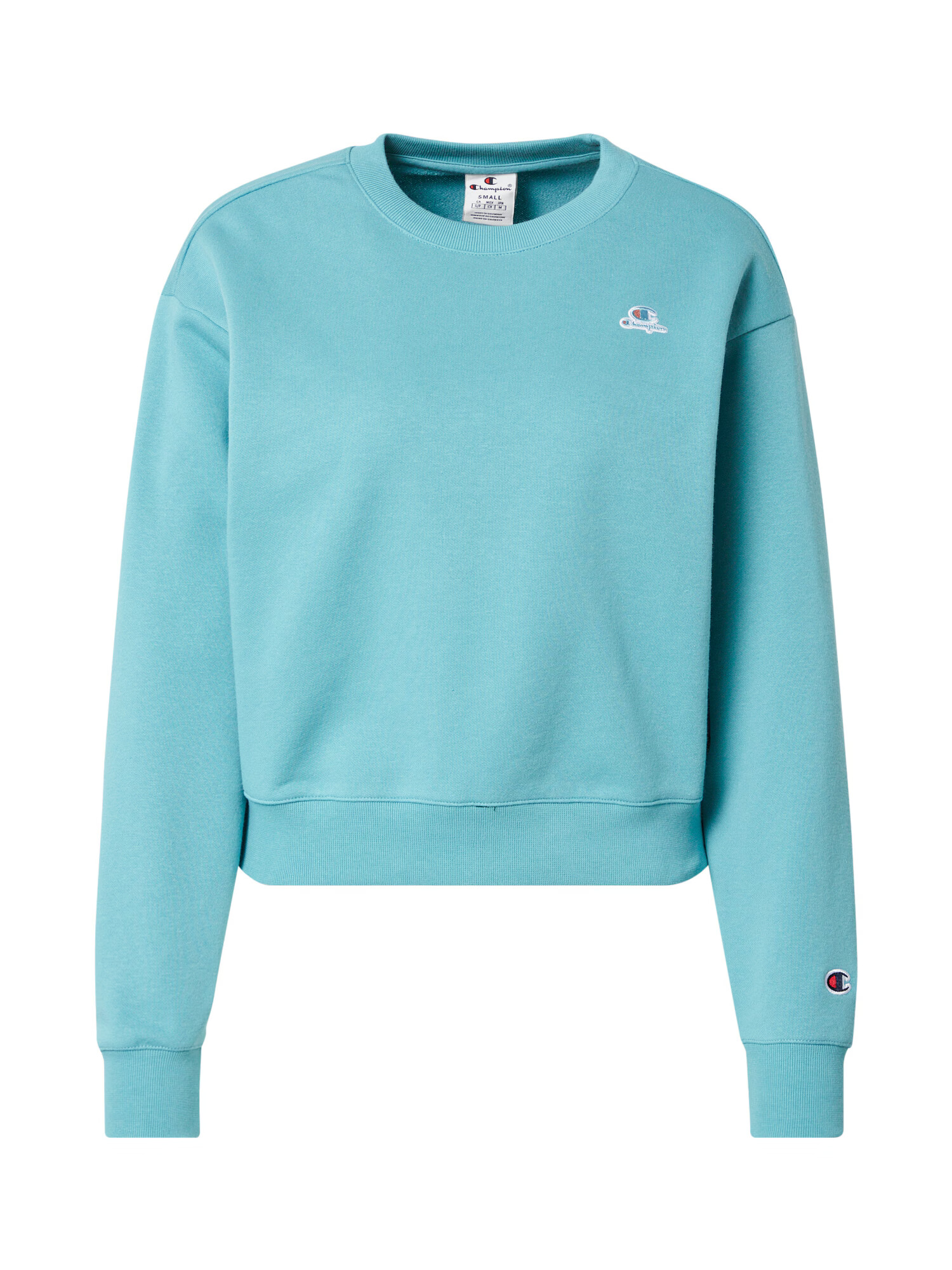 Champion Authentic Athletic Apparel Bluză de molton albastru aqua / roșu / alb - Pled.ro