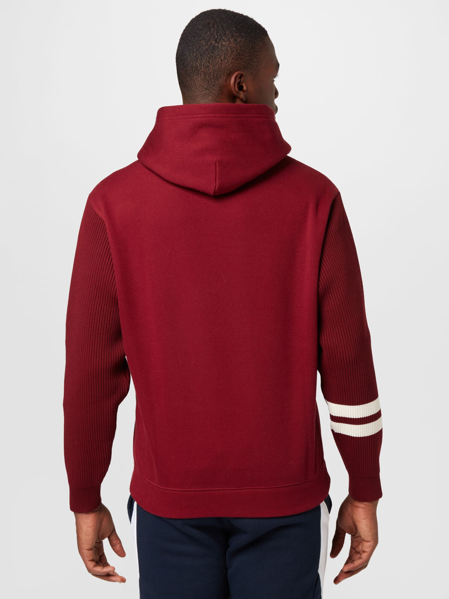 Champion Authentic Athletic Apparel Bluză de molton albastru închis / roșu burgundy / alb - Pled.ro