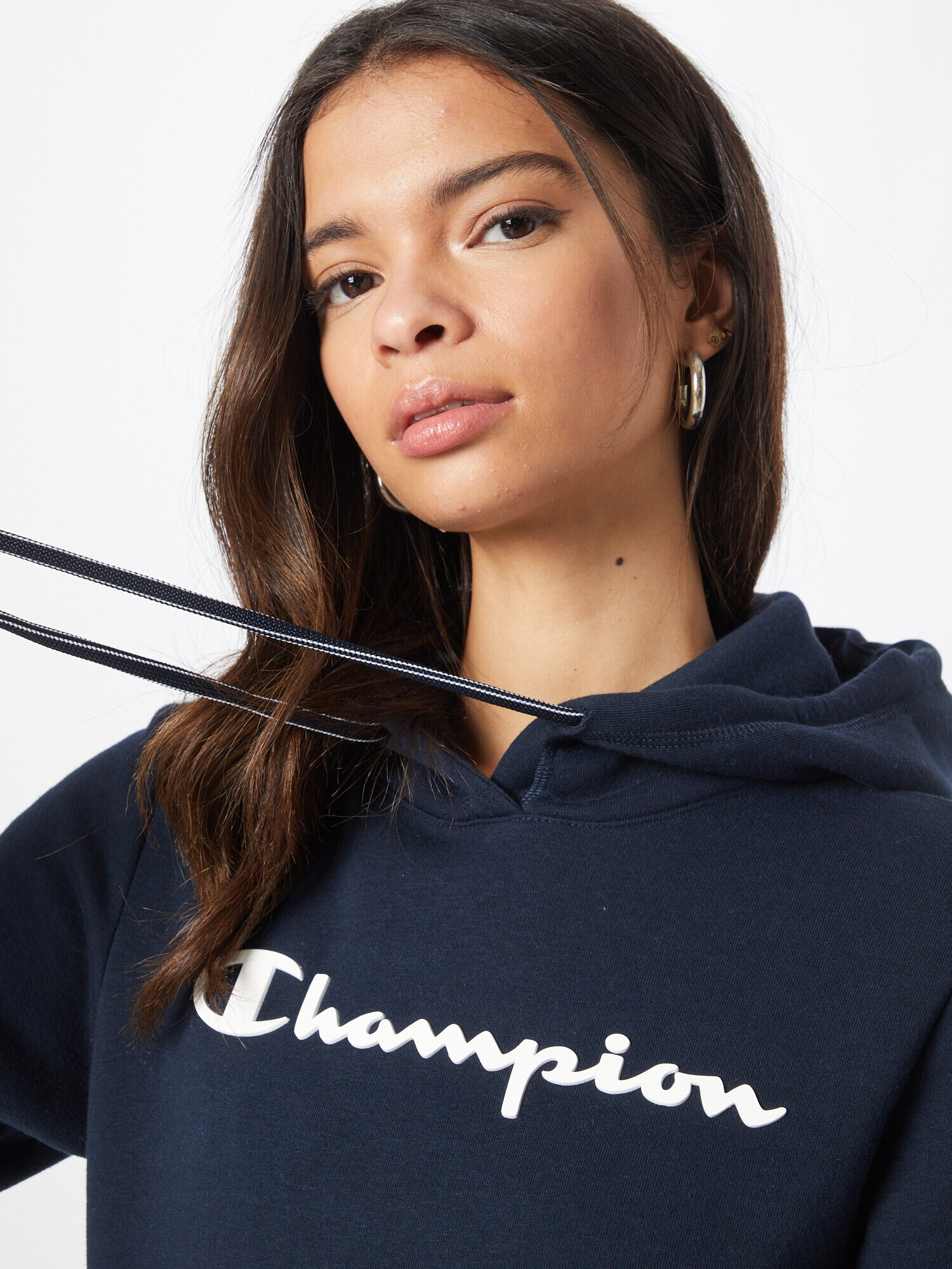 Champion Authentic Athletic Apparel Bluză de molton bleumarin / alb - Pled.ro