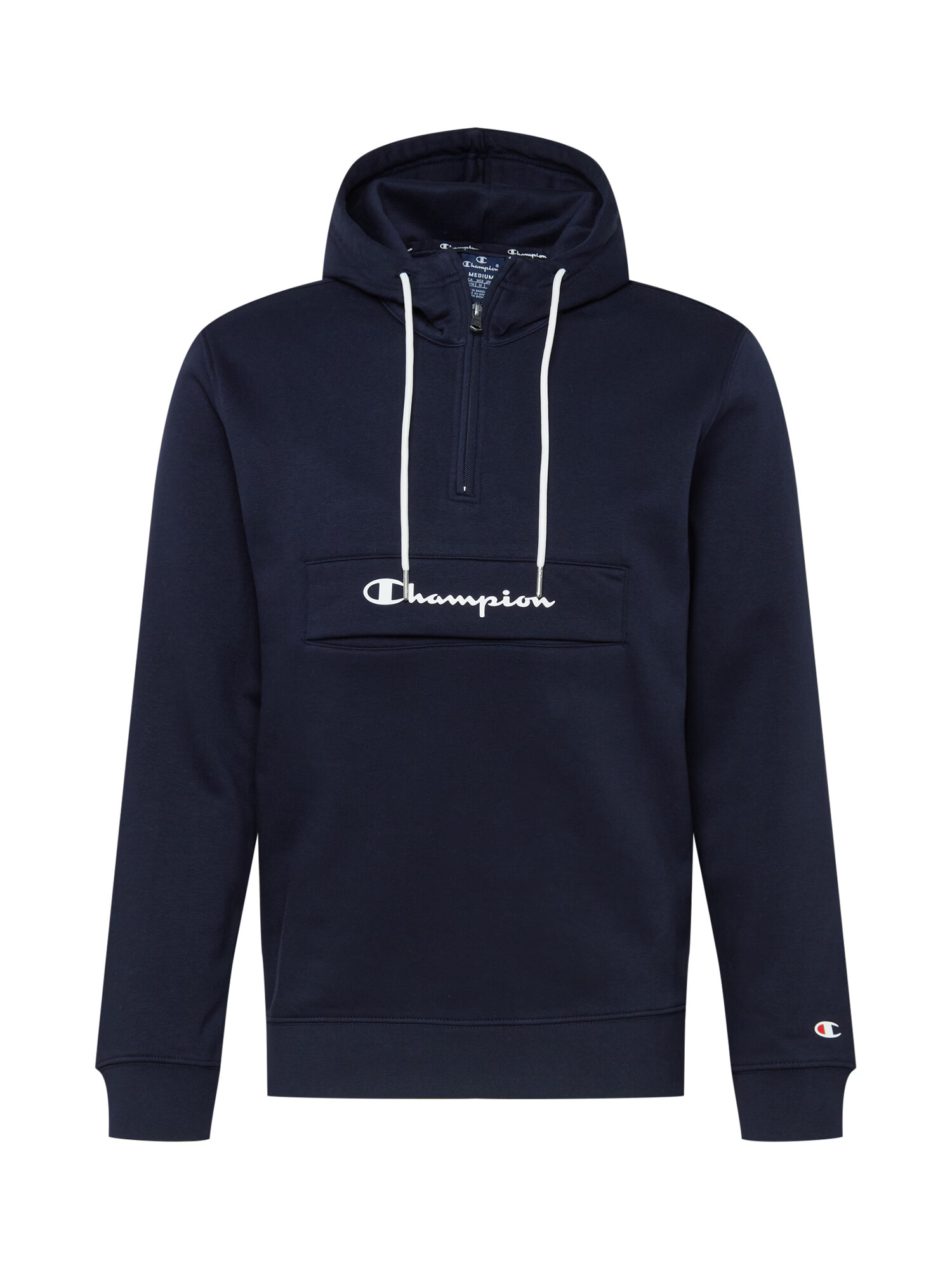 Champion Authentic Athletic Apparel Bluză de molton bleumarin / alb - Pled.ro