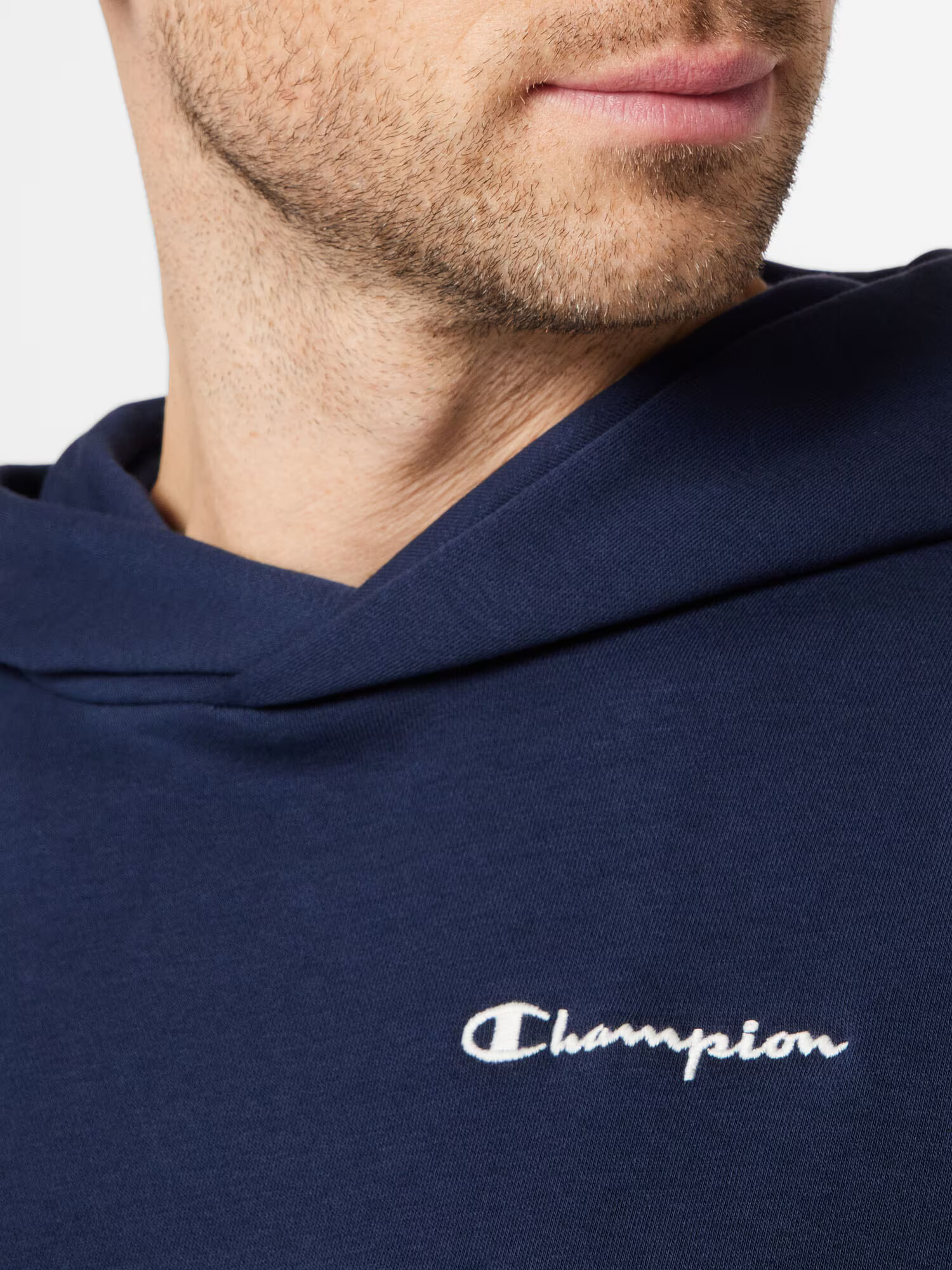 Champion Authentic Athletic Apparel Bluză de molton bleumarin / alb - Pled.ro