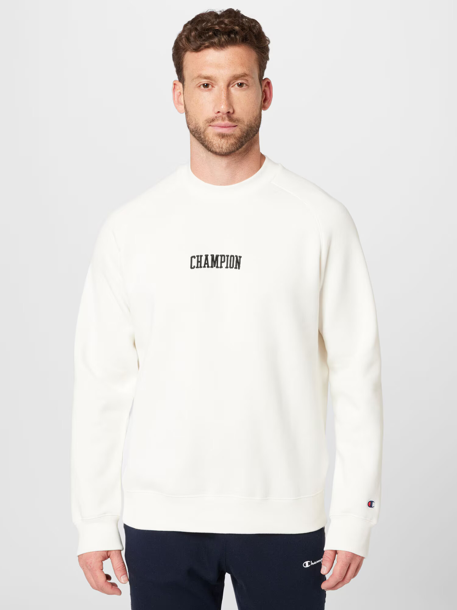 Champion Authentic Athletic Apparel Bluză de molton bleumarin / galben / roșu / negru - Pled.ro