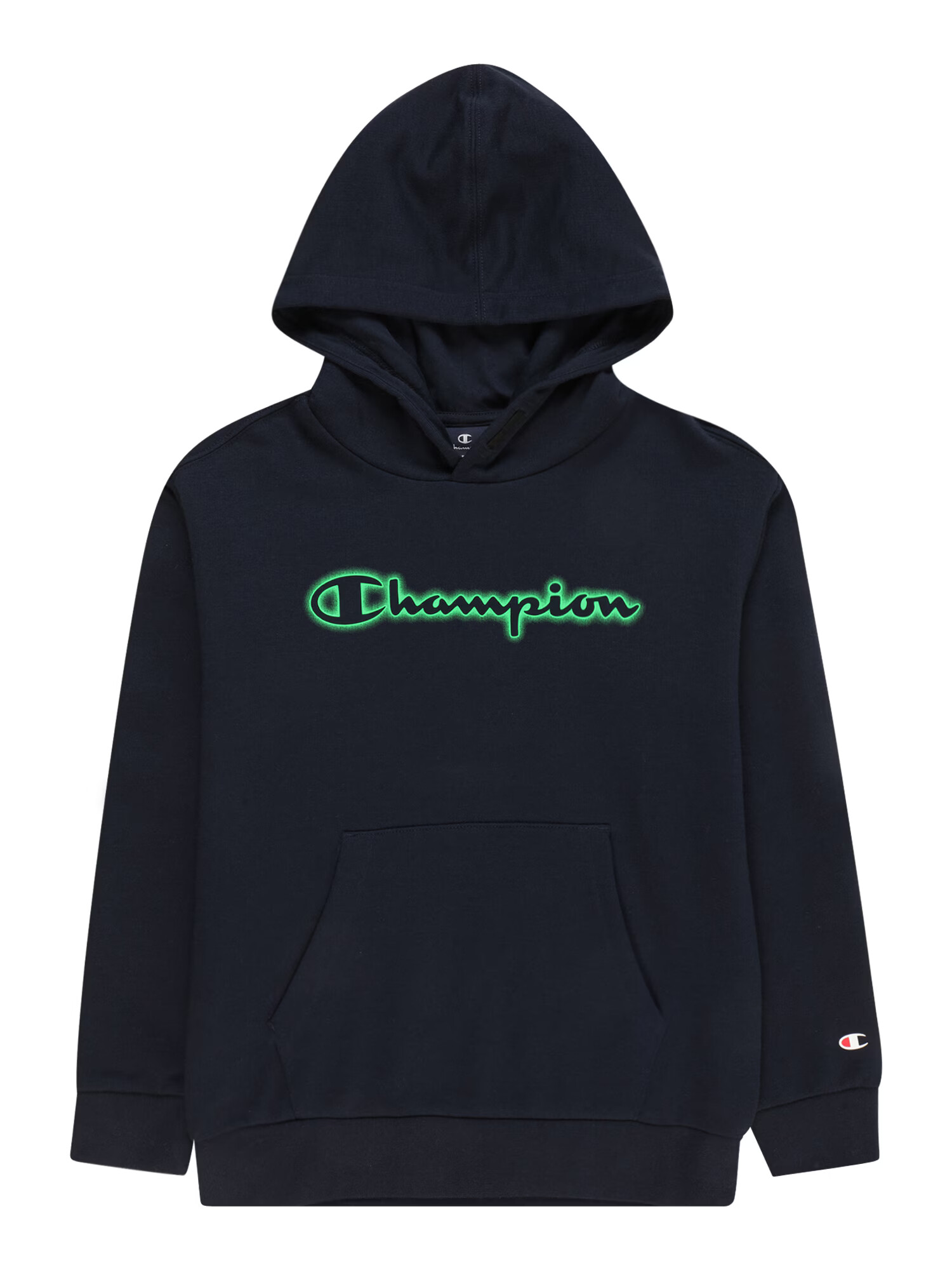 Champion Authentic Athletic Apparel Bluză de molton bleumarin / verde neon - Pled.ro