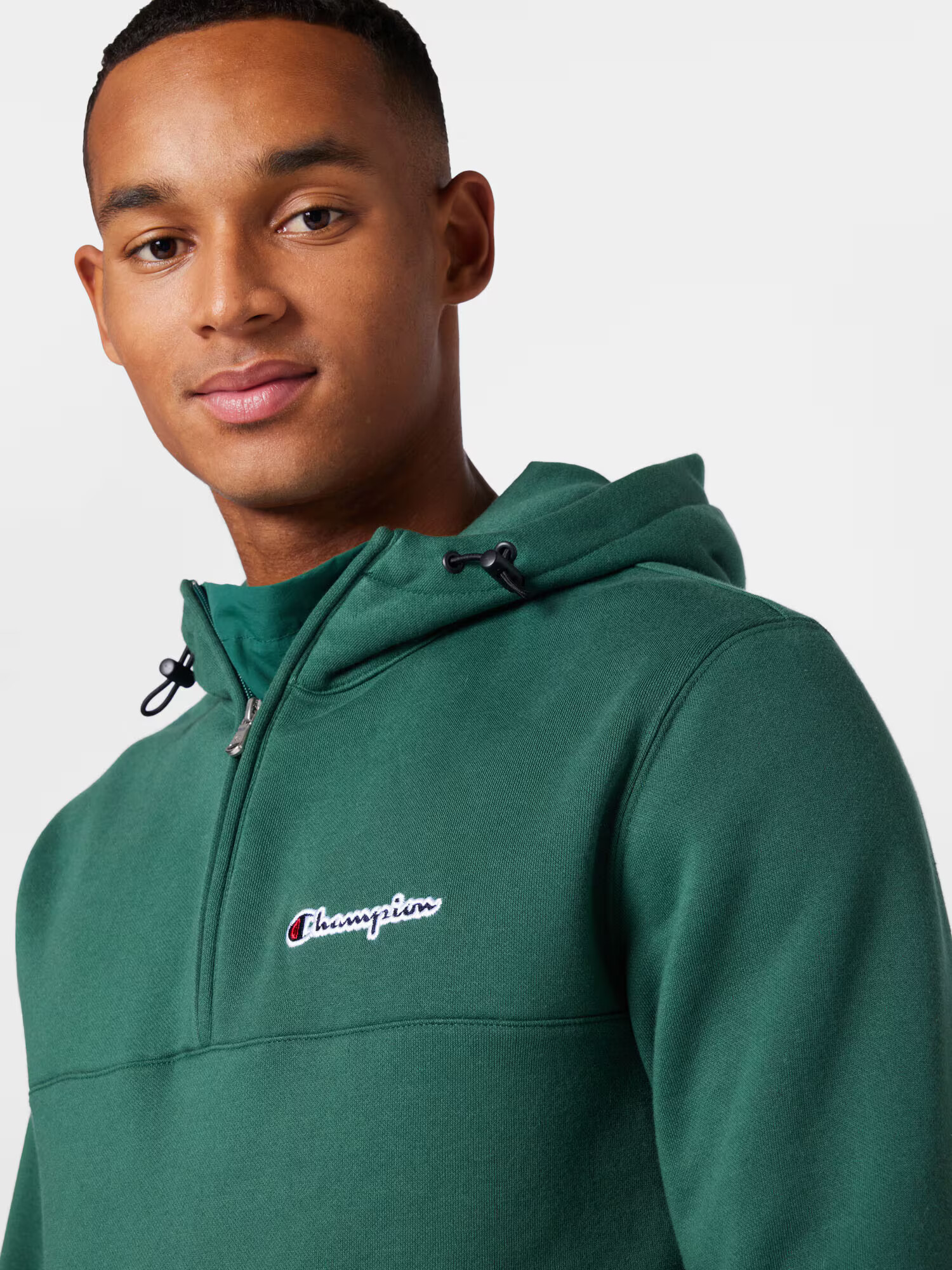 Champion Authentic Athletic Apparel Bluză de molton bleumarin / verde / roșu / alb - Pled.ro