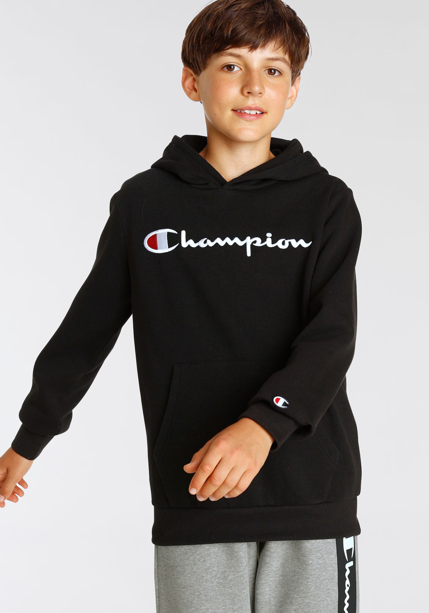 Champion Authentic Athletic Apparel Bluză de molton 'Classic' roșu / negru / alb - Pled.ro