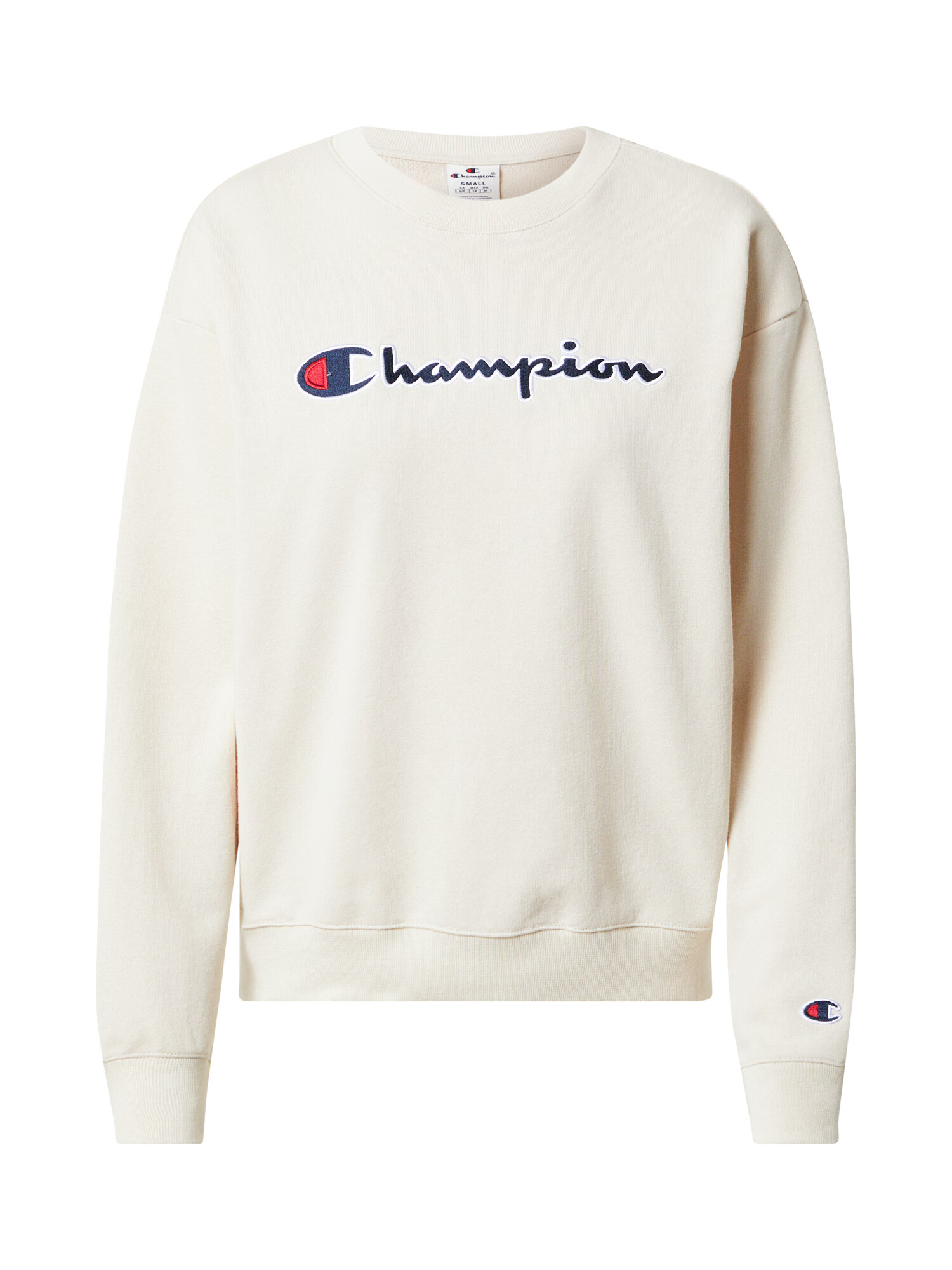 Champion Authentic Athletic Apparel Bluză de molton crem / bleumarin / roșu - Pled.ro