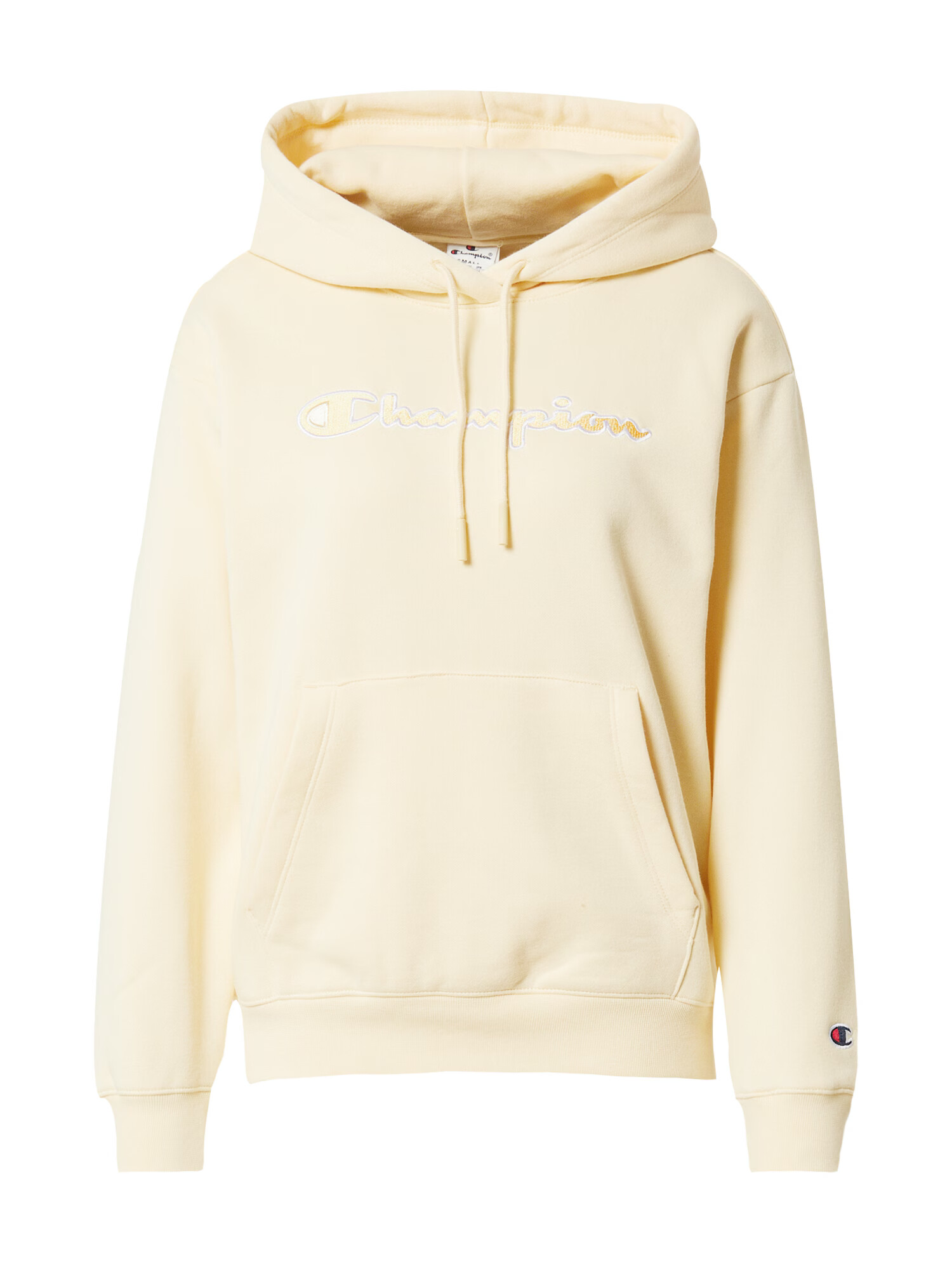 Champion Authentic Athletic Apparel Bluză de molton galben pastel / alb - Pled.ro