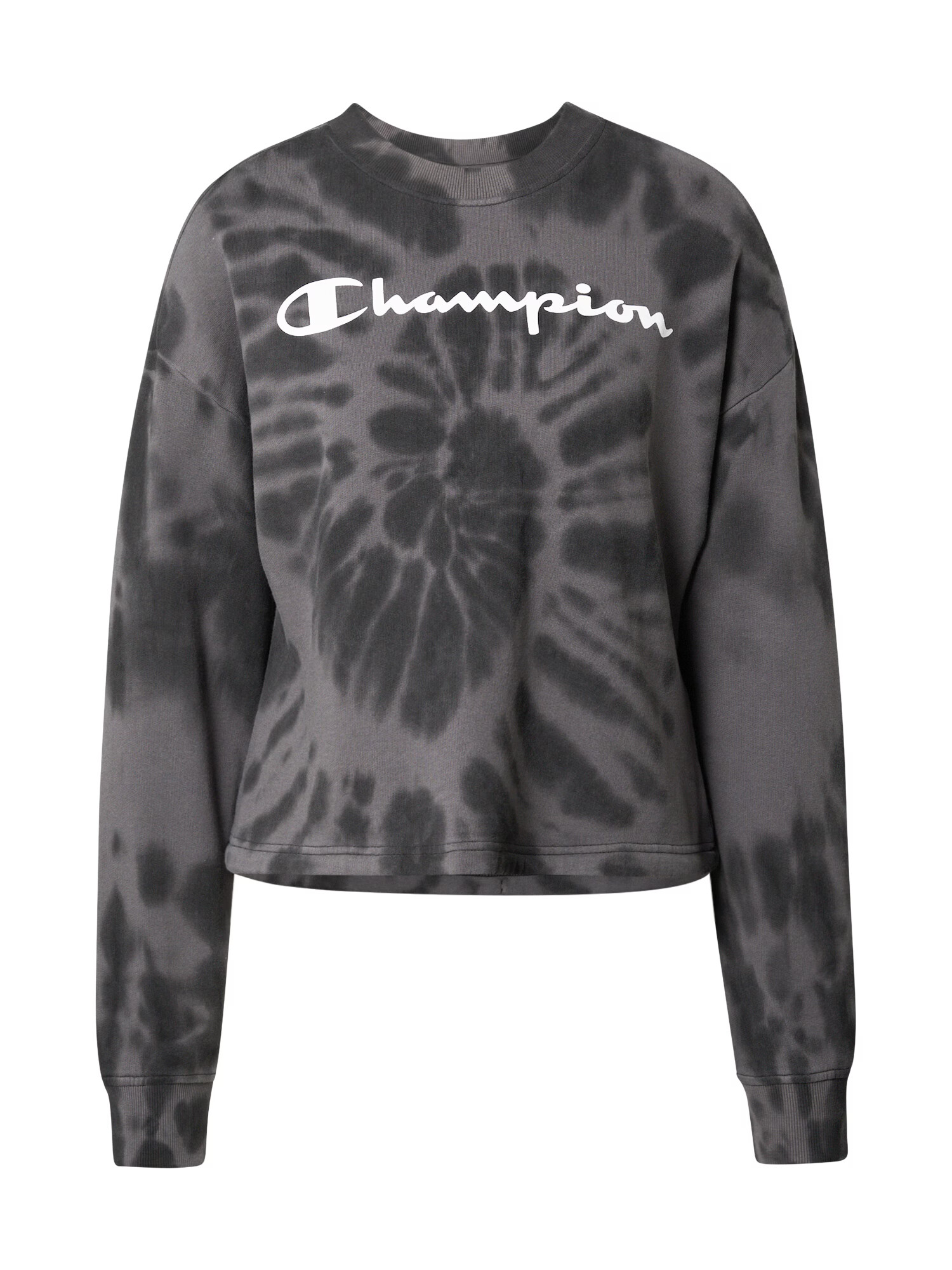 Champion Authentic Athletic Apparel Bluză de molton gri închis / negru / alb - Pled.ro