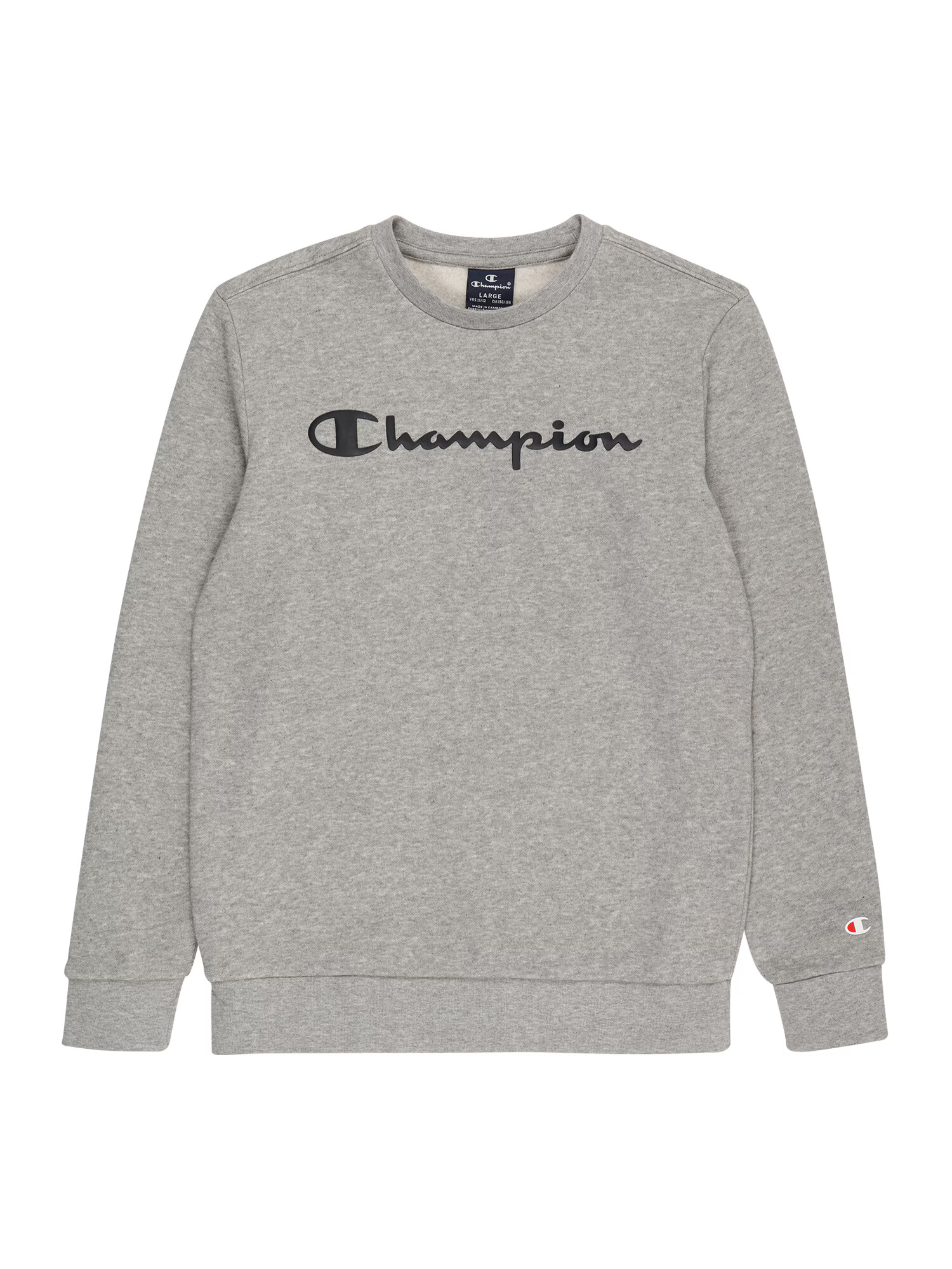 Champion Authentic Athletic Apparel Bluză de molton gri / negru - Pled.ro