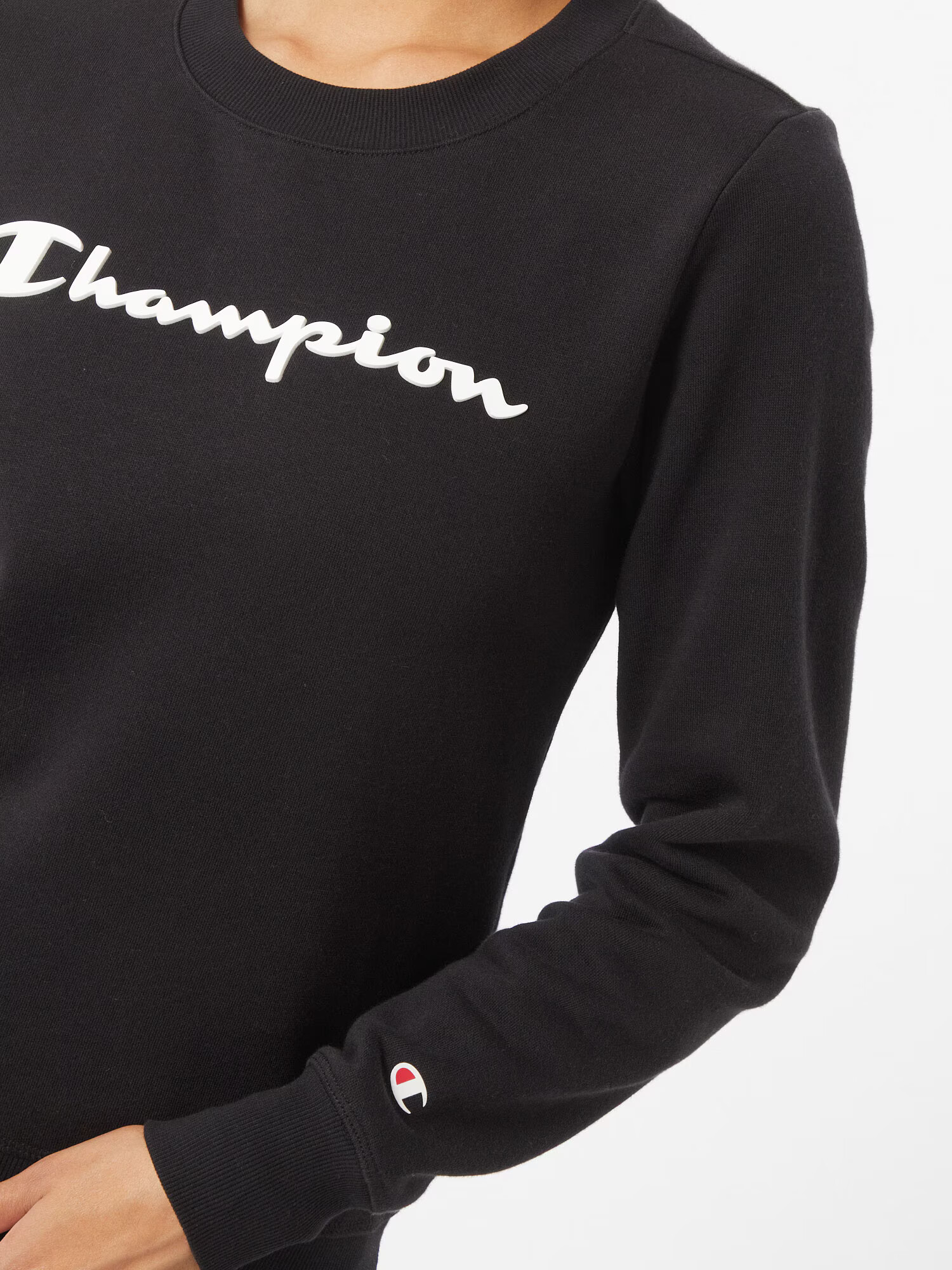 Champion Authentic Athletic Apparel Bluză de molton negru - Pled.ro