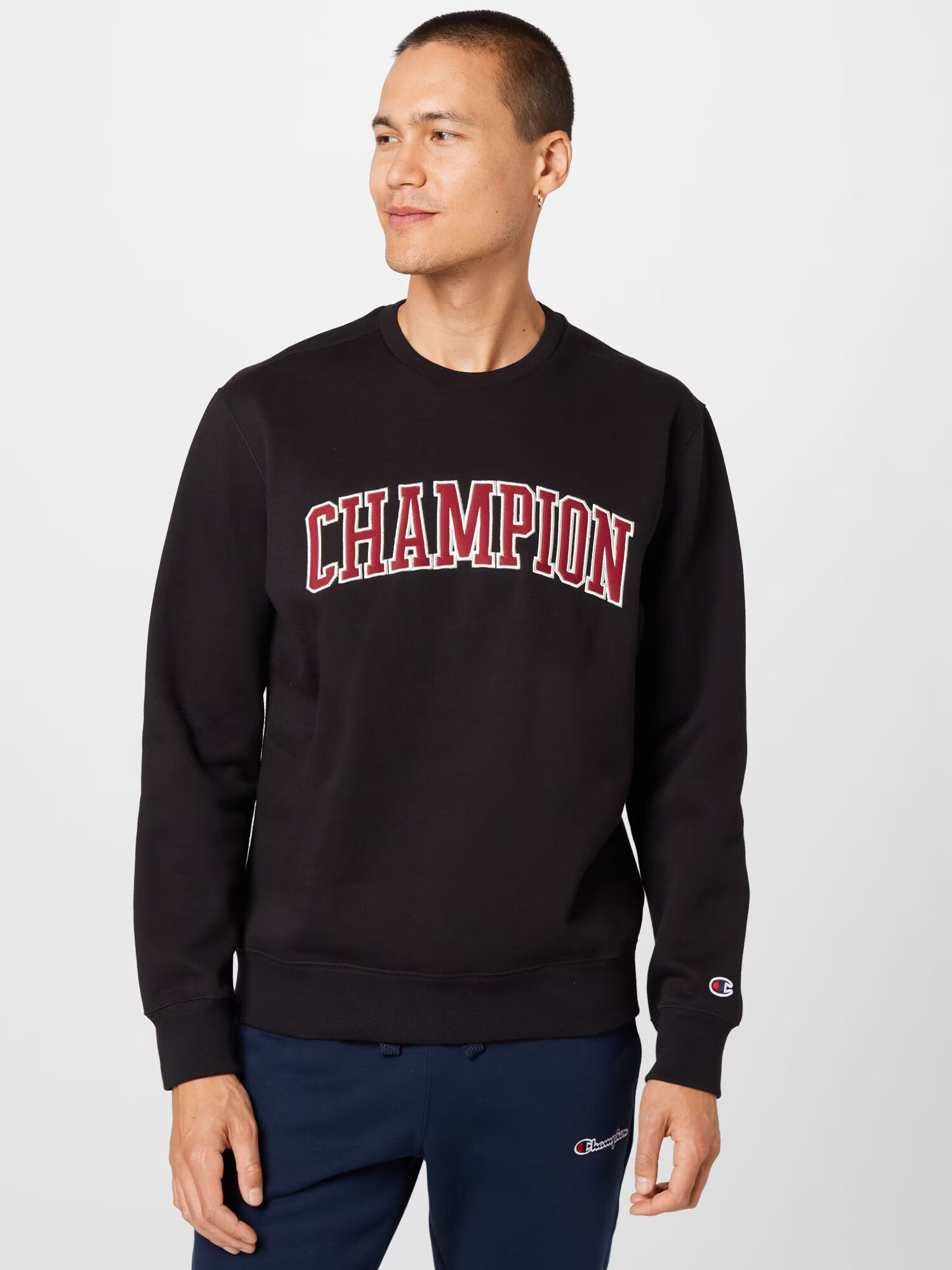 Champion Authentic Athletic Apparel Bluză de molton roșu / negru / alb - Pled.ro