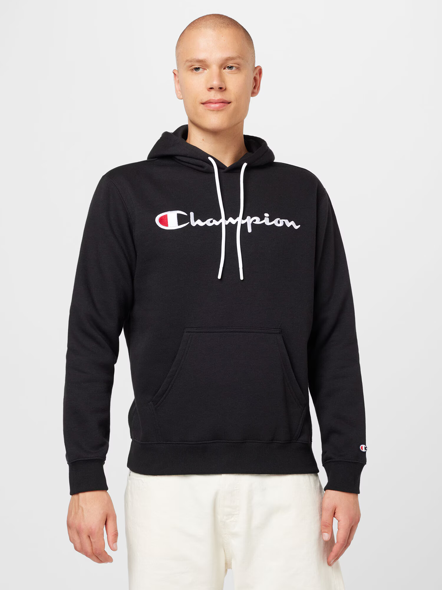 Champion Authentic Athletic Apparel Bluză de molton roșu / negru / alb - Pled.ro