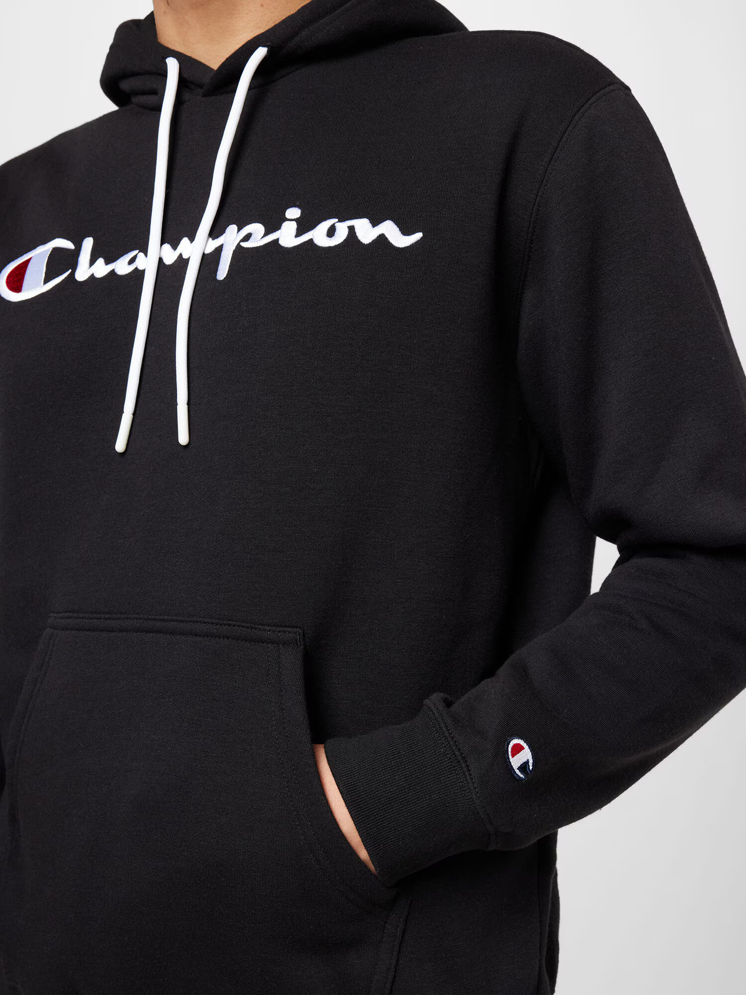 Champion Authentic Athletic Apparel Bluză de molton roșu / negru / alb - Pled.ro