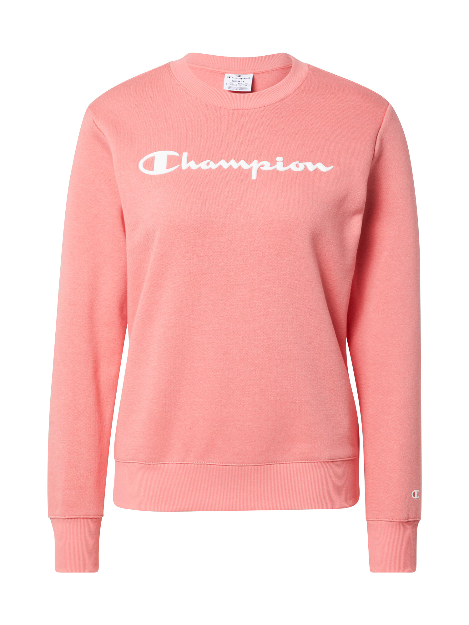 Champion Authentic Athletic Apparel Bluză de molton roz deschis / alb - Pled.ro