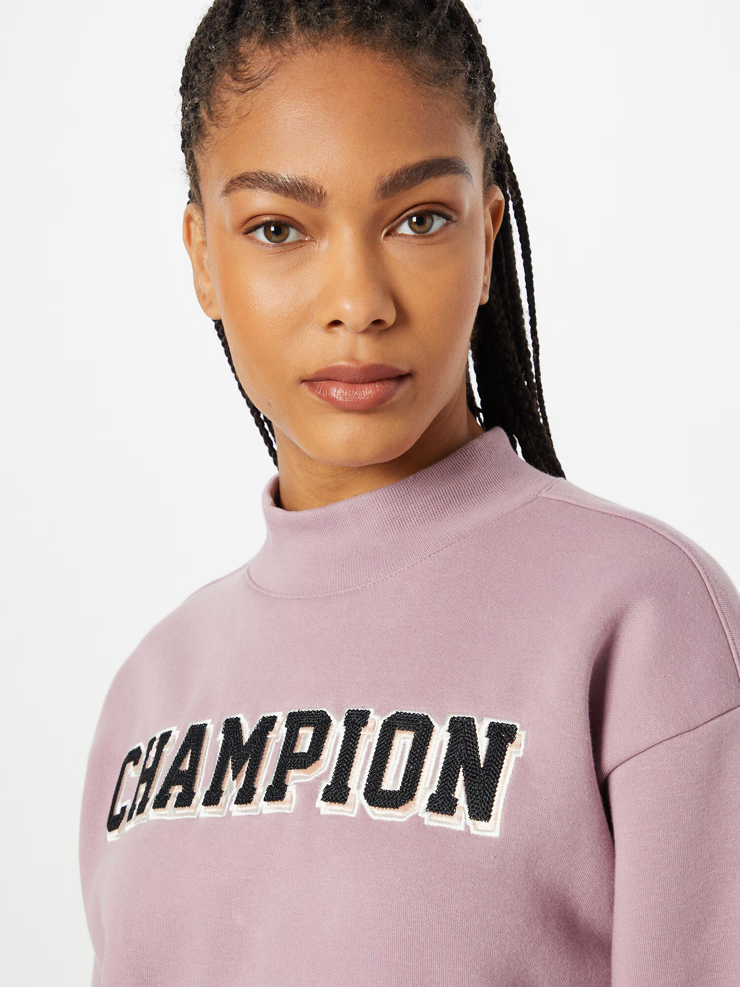 Champion Authentic Athletic Apparel Bluză de molton roz / negru / alb - Pled.ro