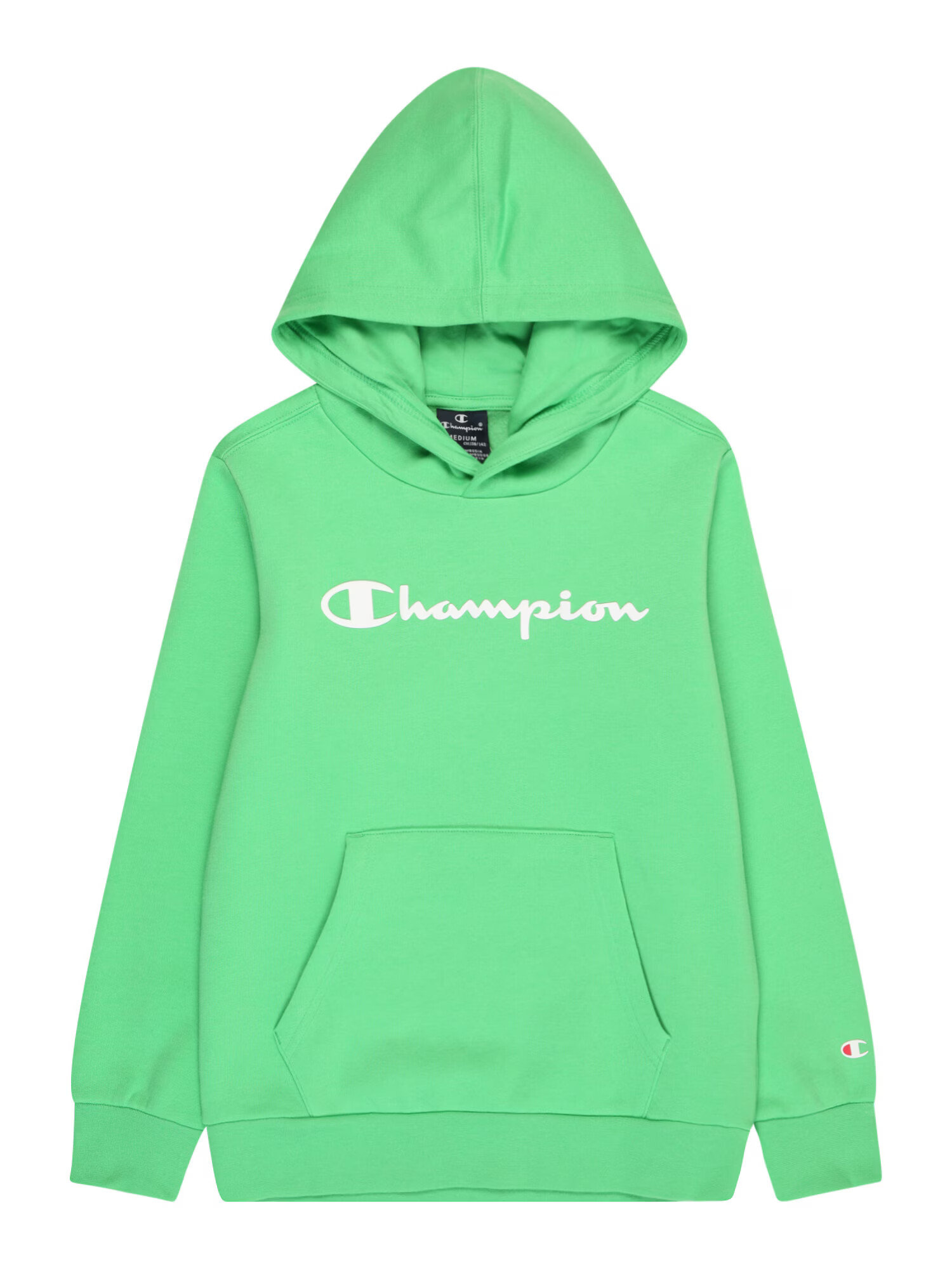 Champion Authentic Athletic Apparel Bluză de molton verde limetă / roșu intens / alb - Pled.ro