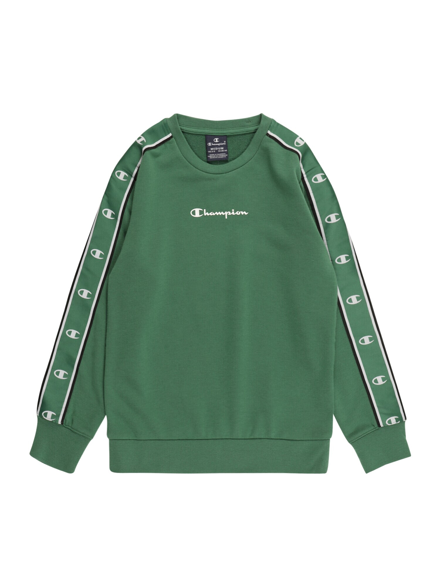 Champion Authentic Athletic Apparel Bluză de molton verde / negru / alb - Pled.ro