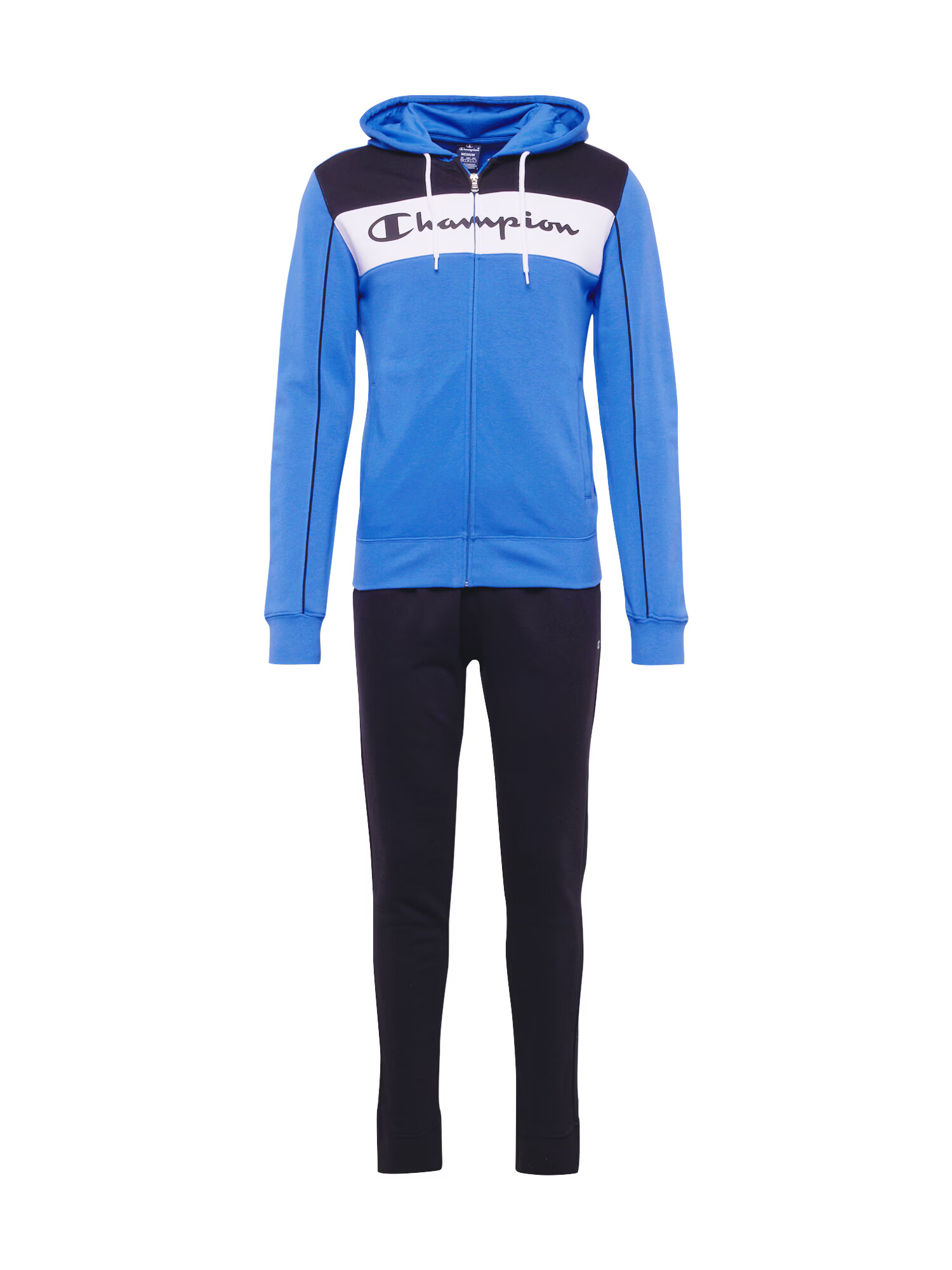 Champion Authentic Athletic Apparel Costum de trening albastru marin / cyan / alb - Pled.ro