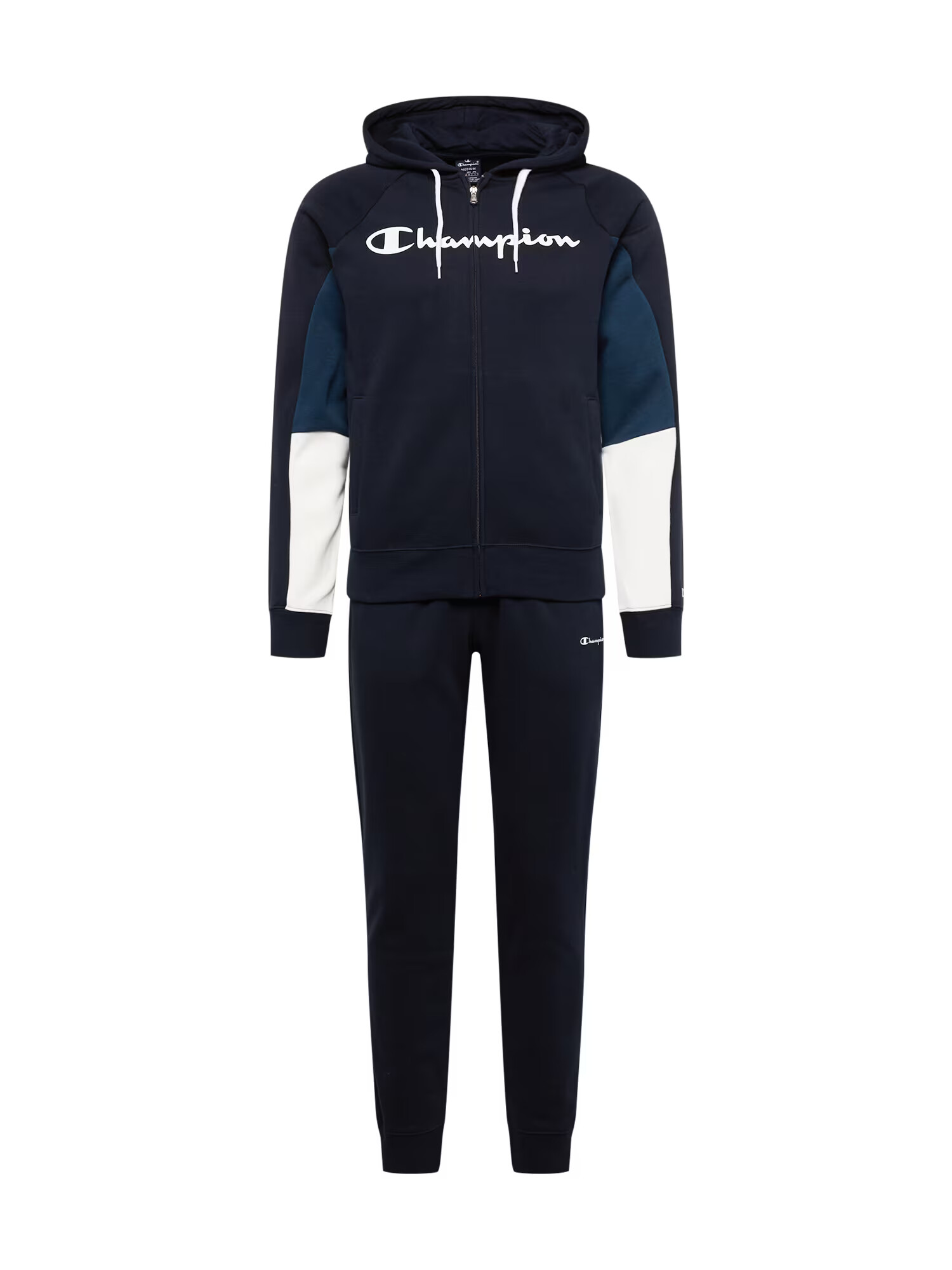 Champion Authentic Athletic Apparel Costum de trening negru / alb - Pled.ro