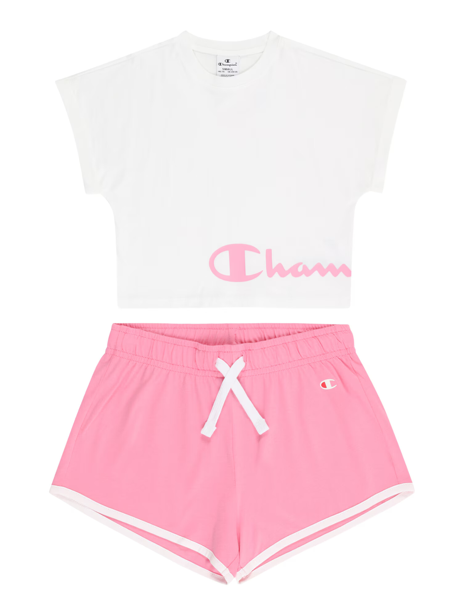 Champion Authentic Athletic Apparel Costum de trening roz deschis / roșu intens / alb - Pled.ro