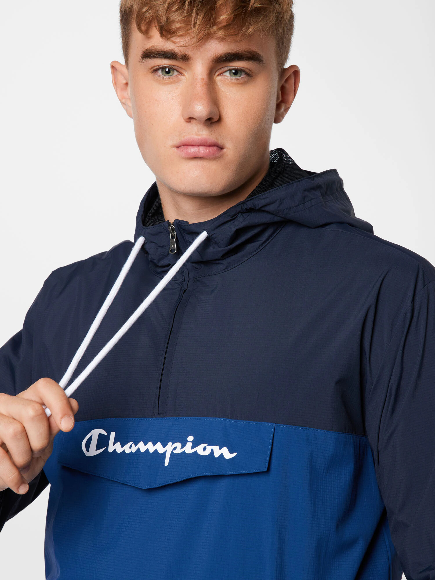 Champion Authentic Athletic Apparel Geacă de primăvară-toamnă albastru / albastru noapte - Pled.ro