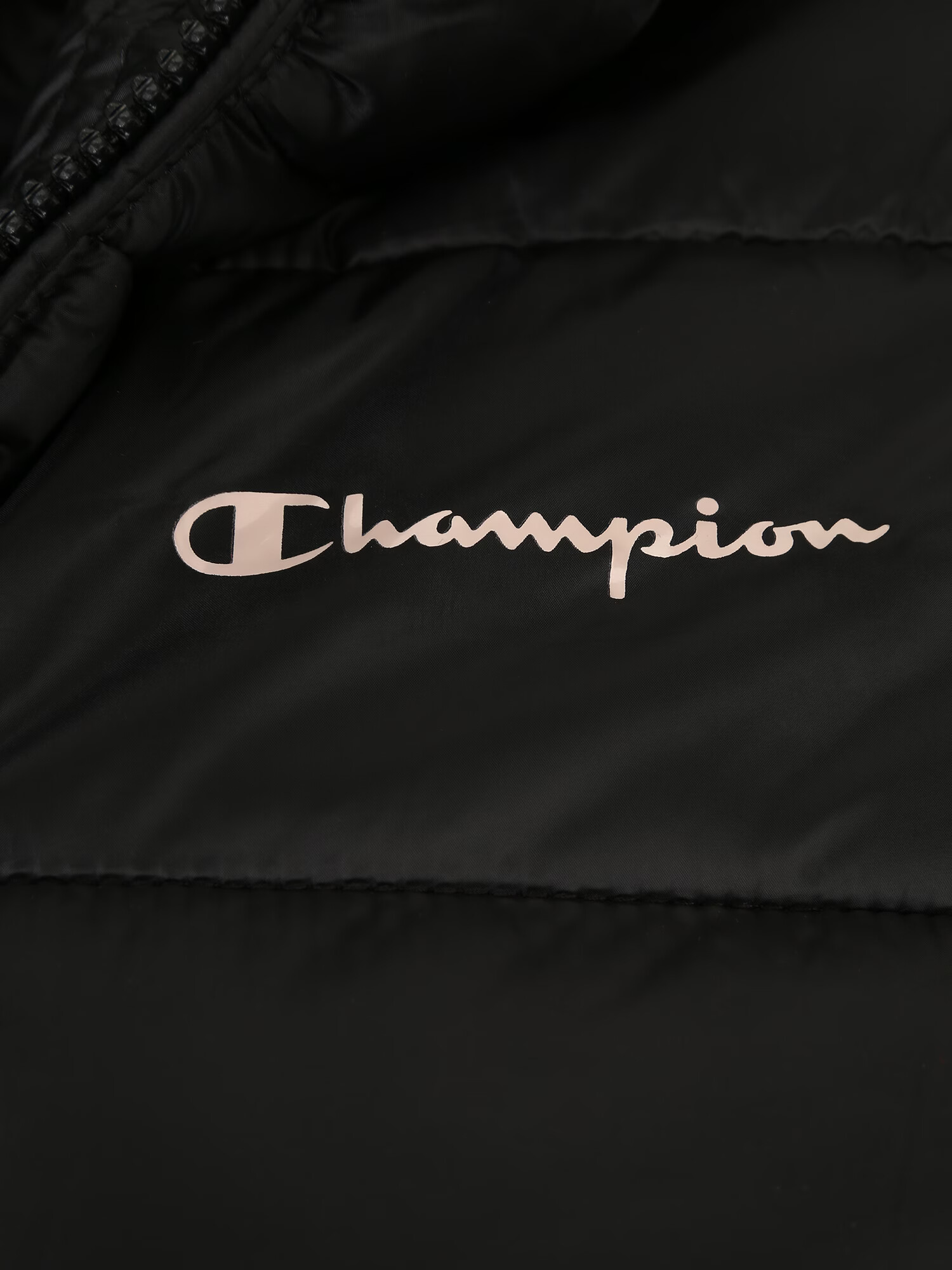 Champion Authentic Athletic Apparel Geacă de primăvară-toamnă culoarea pielii / negru - Pled.ro