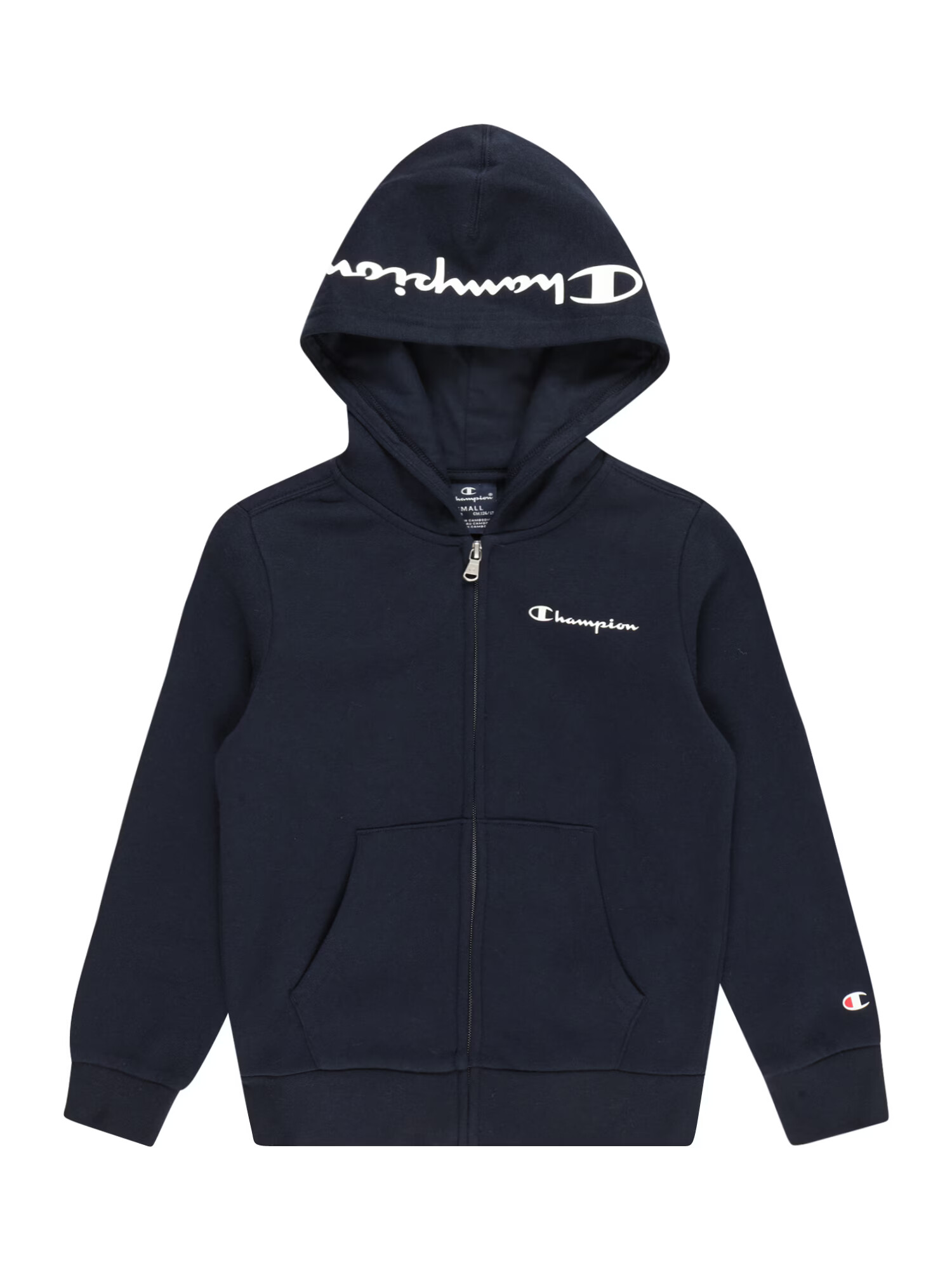 Champion Authentic Athletic Apparel Hanorac bleumarin / alb - Pled.ro