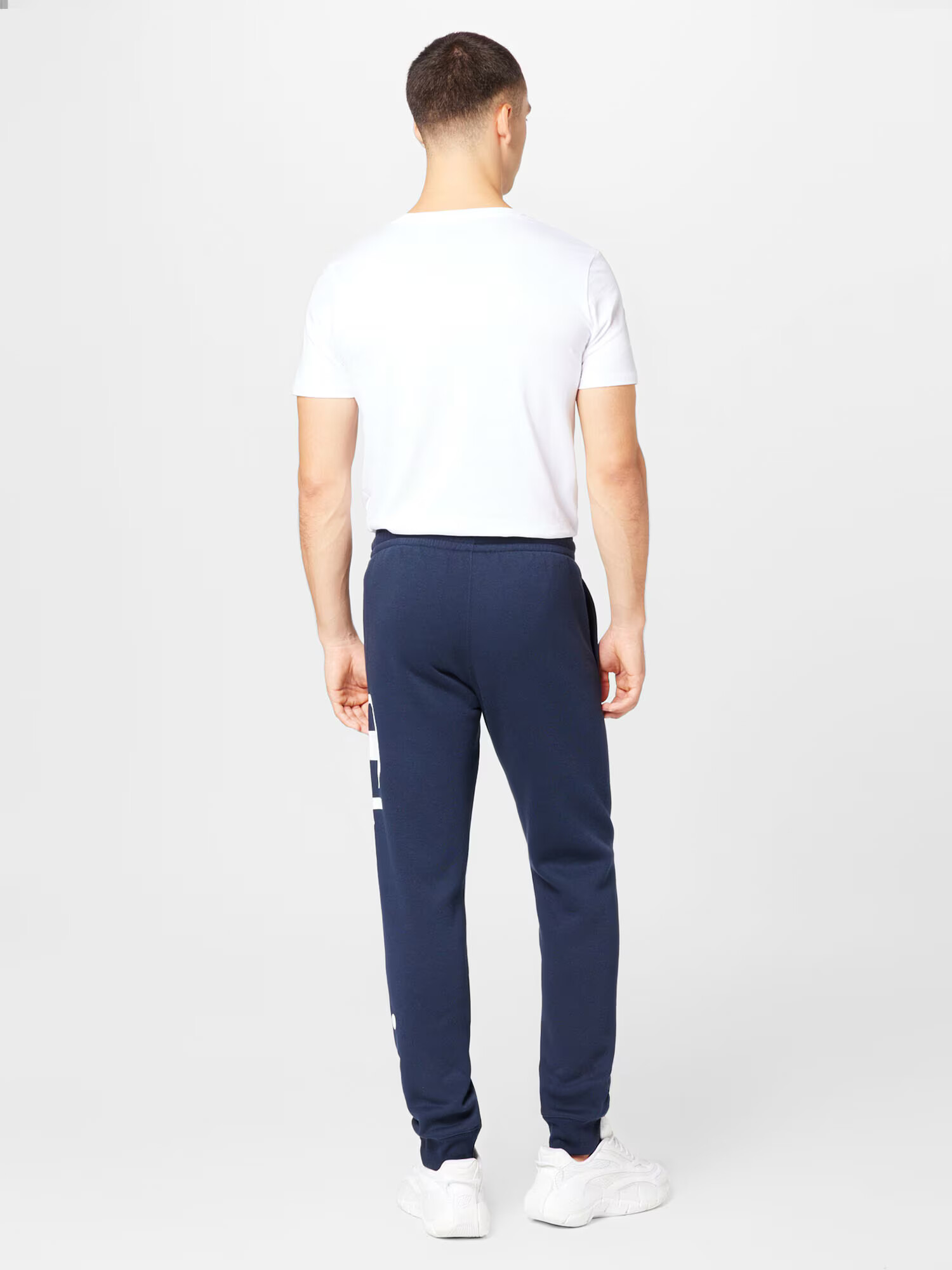 Champion Authentic Athletic Apparel Pantaloni bleumarin / alb - Pled.ro