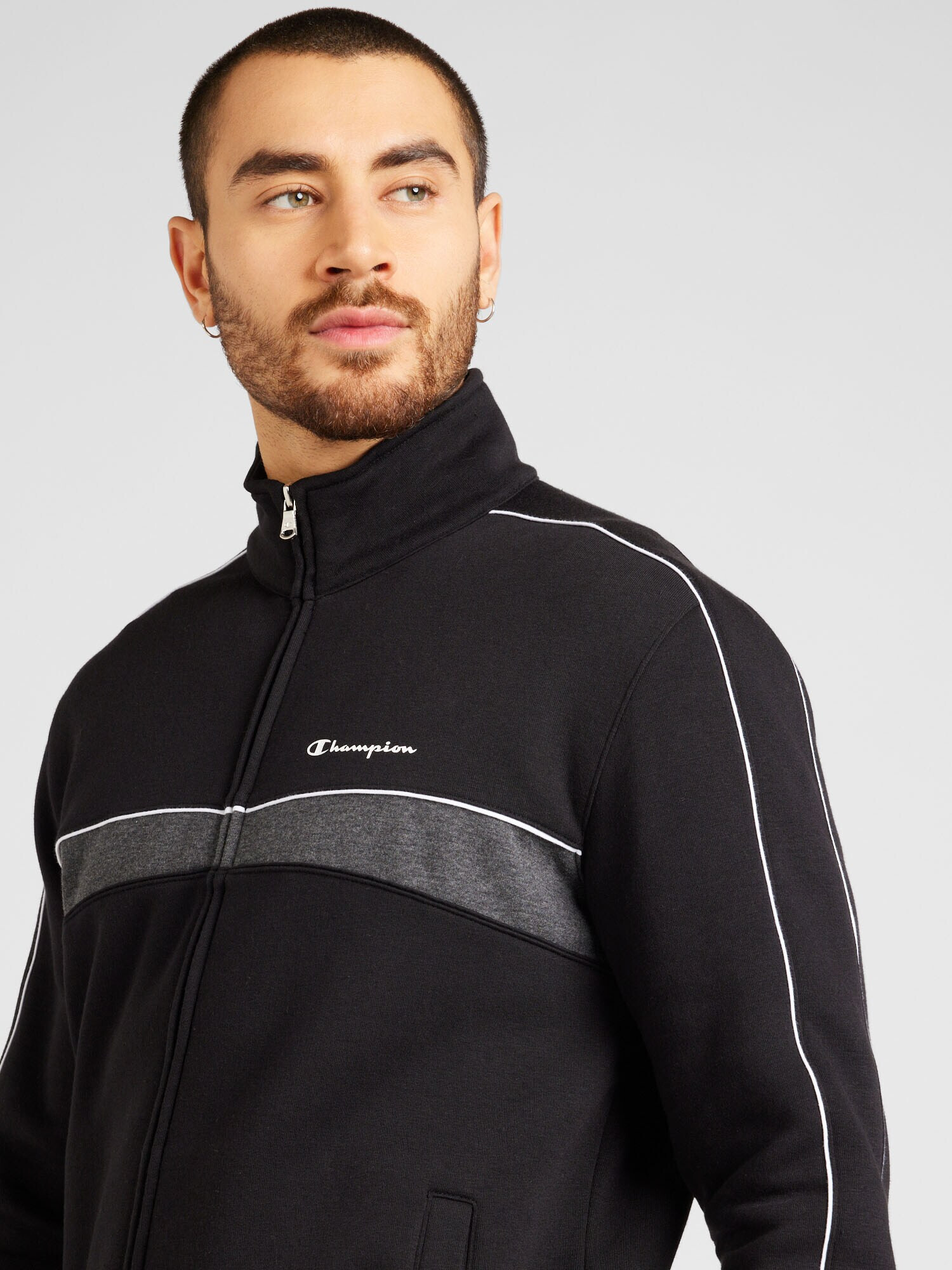 Champion Authentic Athletic Apparel Îmbrăcaminte sport gri amestecat / negru / alb - Pled.ro