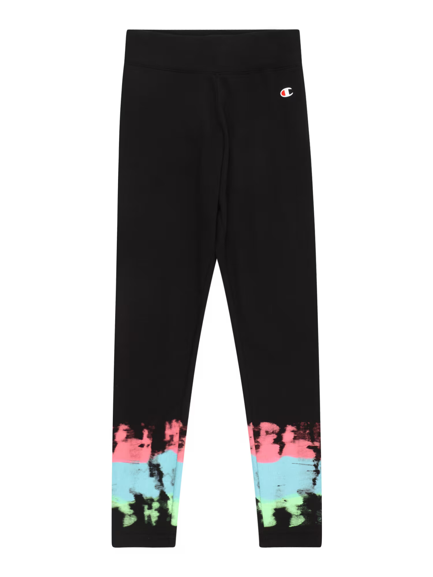 Champion Authentic Athletic Apparel Leggings albastru deschis / verde deschis / roz / negru - Pled.ro