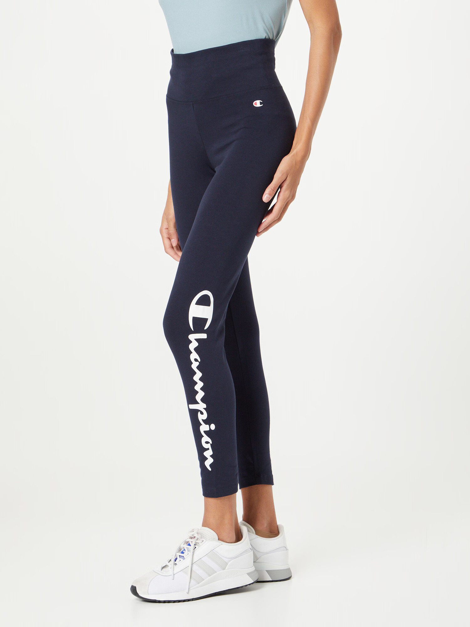 Champion Authentic Athletic Apparel Leggings bleumarin / roșu / alb - Pled.ro