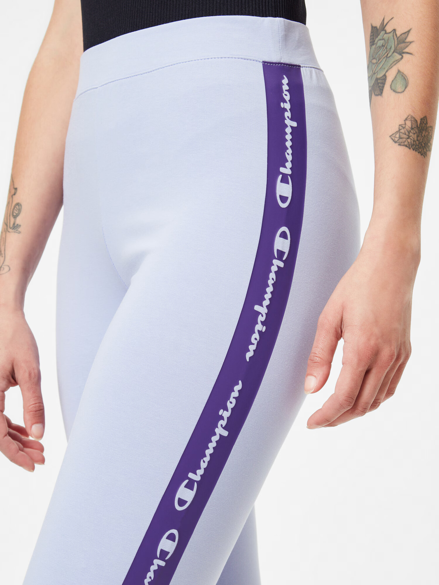 Champion Authentic Athletic Apparel Leggings mov lavandă / mov închis / alb - Pled.ro