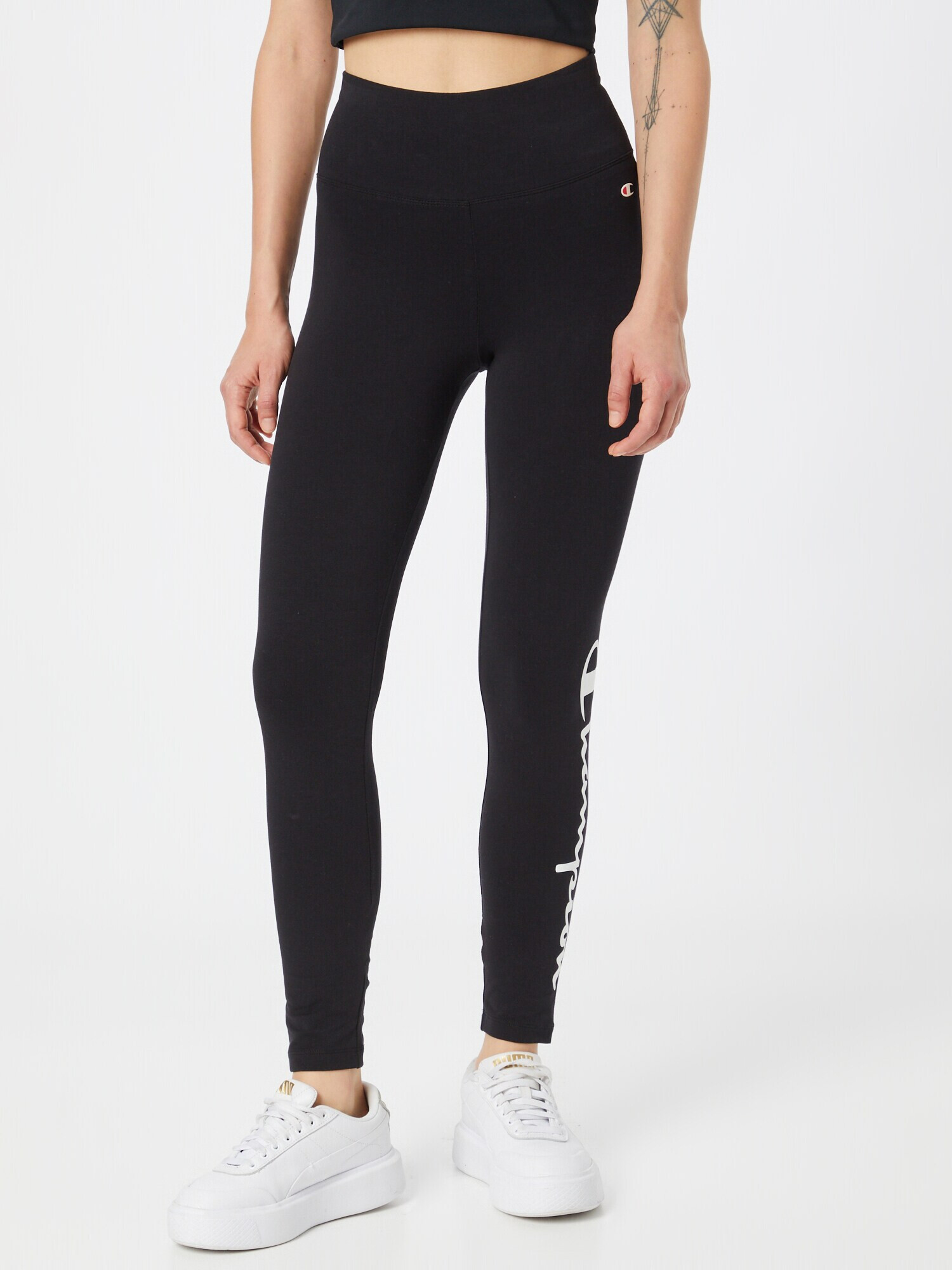 Champion Authentic Athletic Apparel Leggings negru - Pled.ro