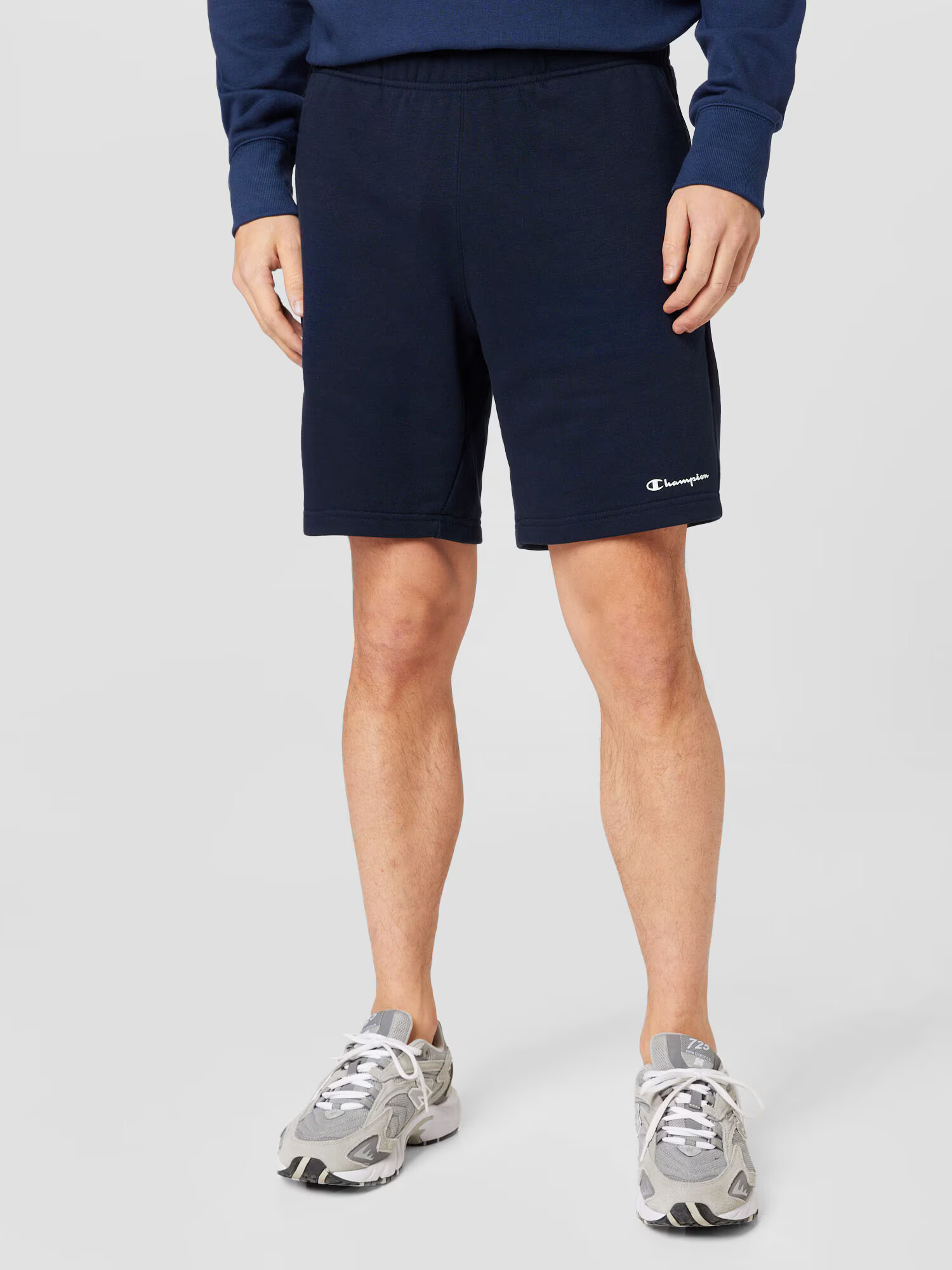 Champion Authentic Athletic Apparel Pantaloni albastru închis / alb - Pled.ro