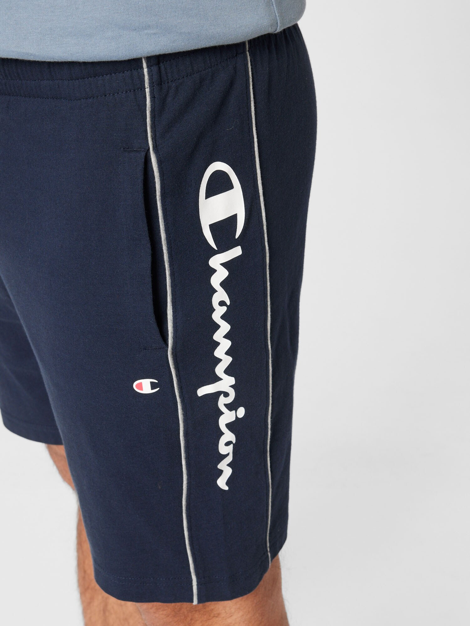 Champion Authentic Athletic Apparel Pantaloni albastru închis / roșu / alb - Pled.ro