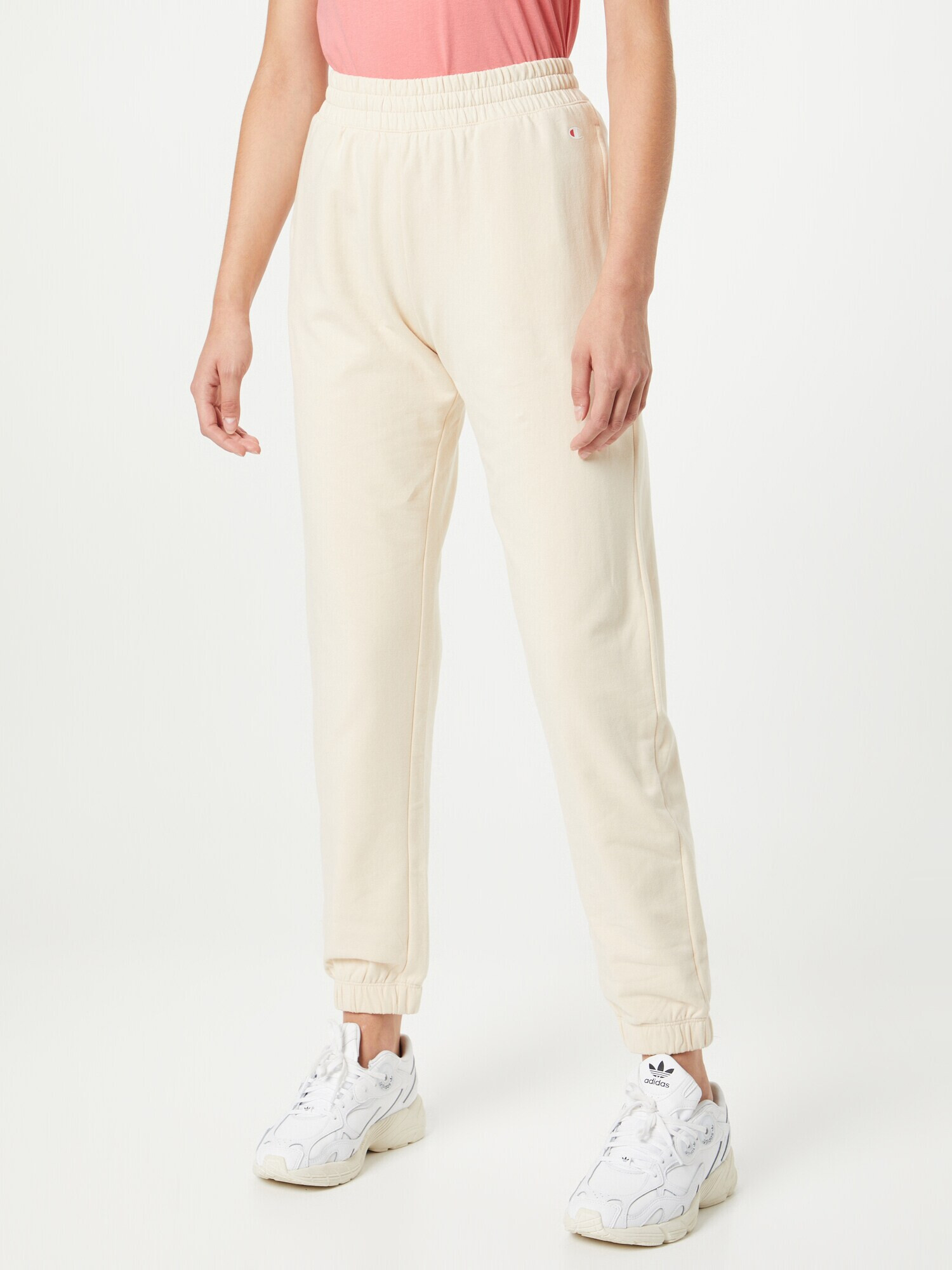 Champion Authentic Athletic Apparel Pantaloni bej deschis / roz pal / alb - Pled.ro