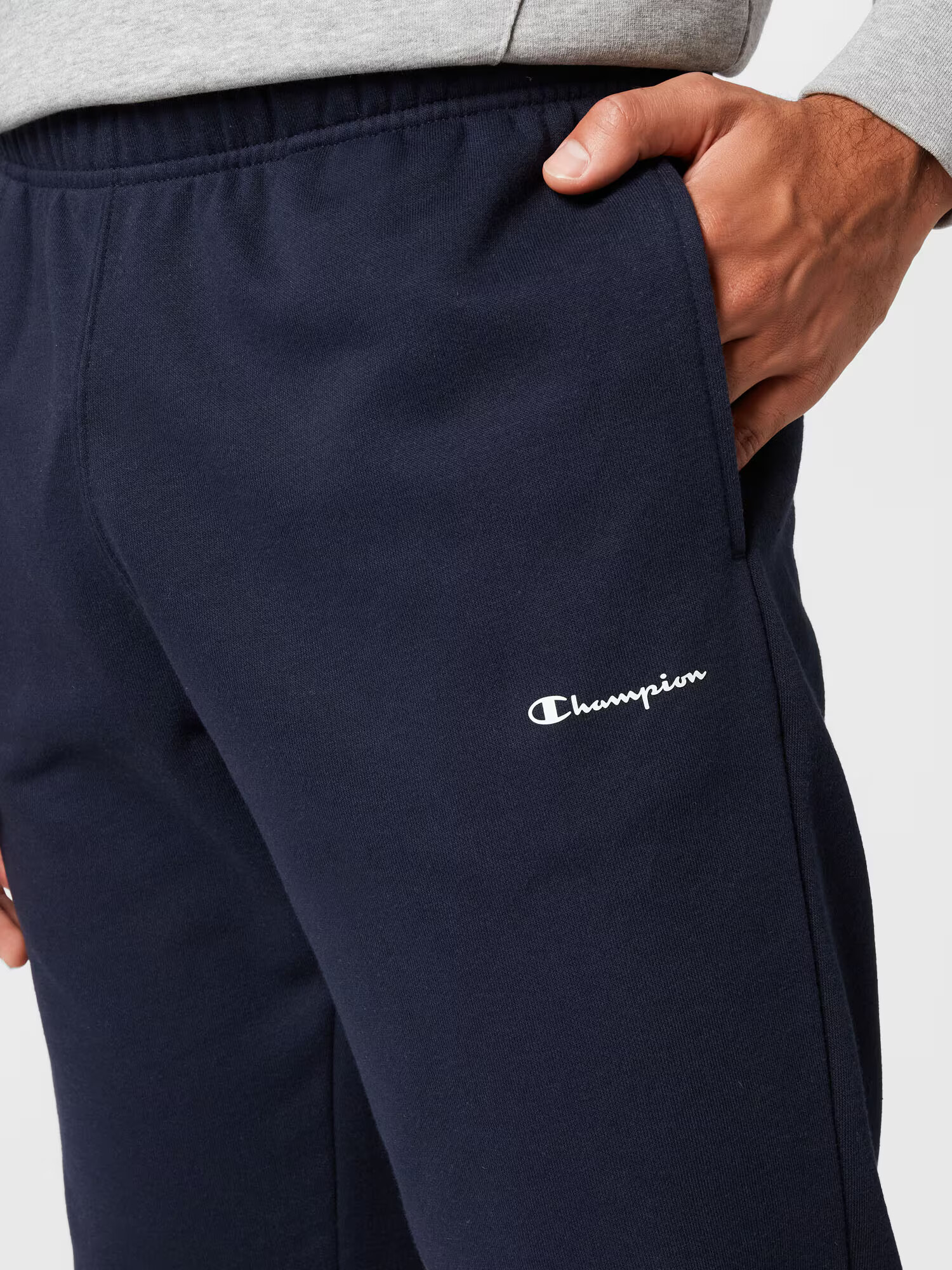 Champion Authentic Athletic Apparel Pantaloni bleumarin / alb - Pled.ro