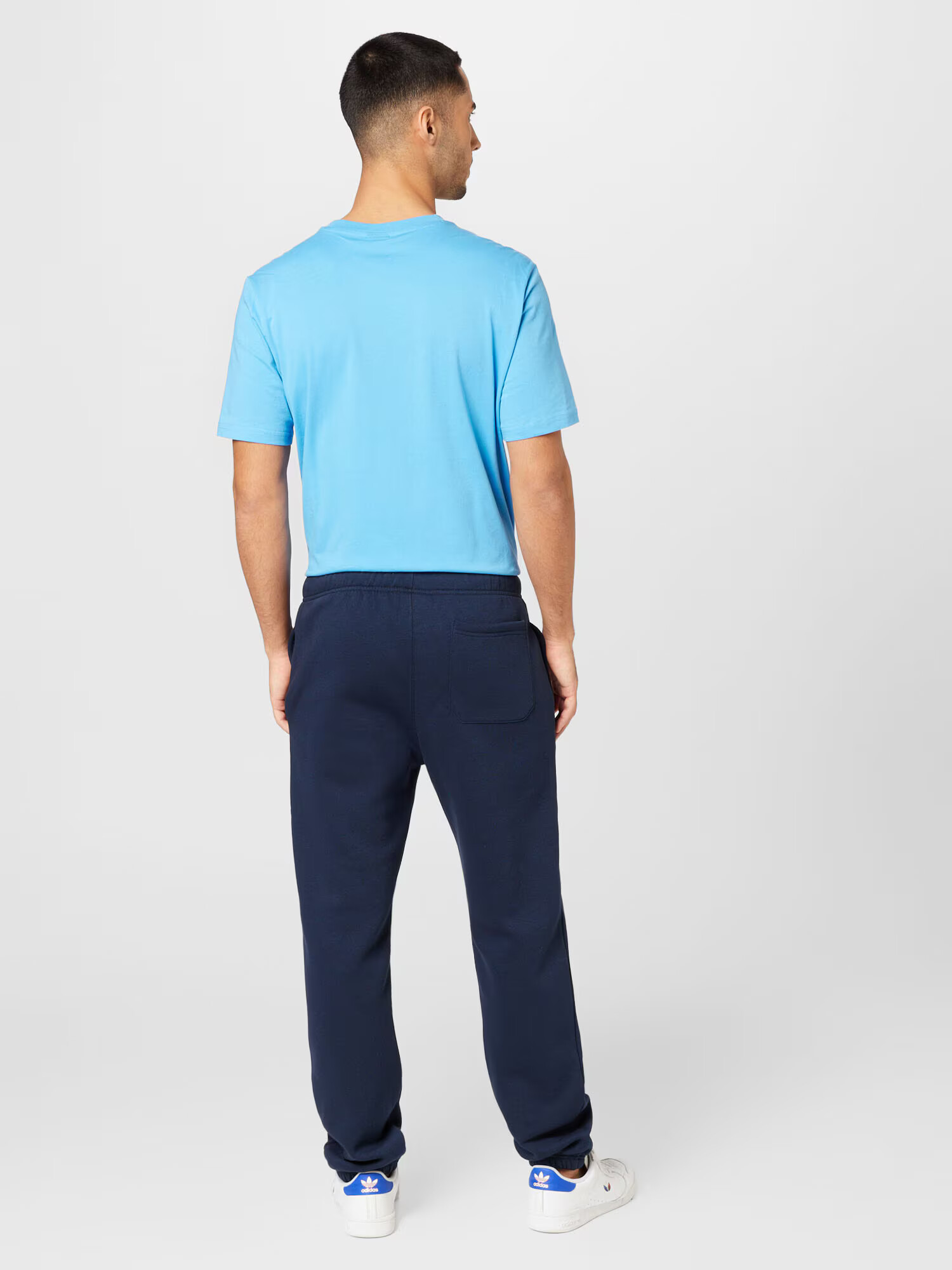 Champion Authentic Athletic Apparel Pantaloni bleumarin / alb - Pled.ro