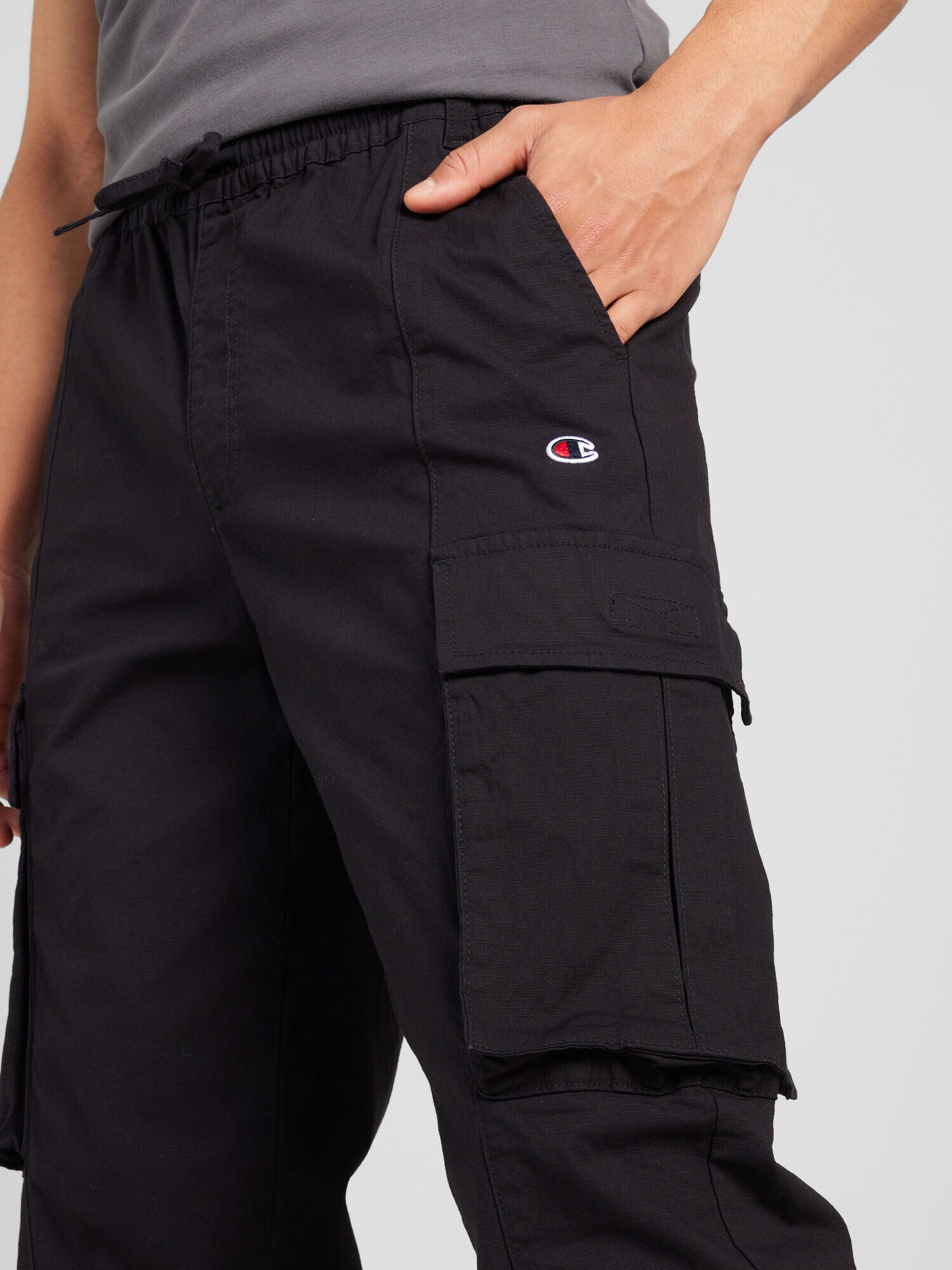 Champion Authentic Athletic Apparel Pantaloni cu buzunare roșu / negru / alb - Pled.ro