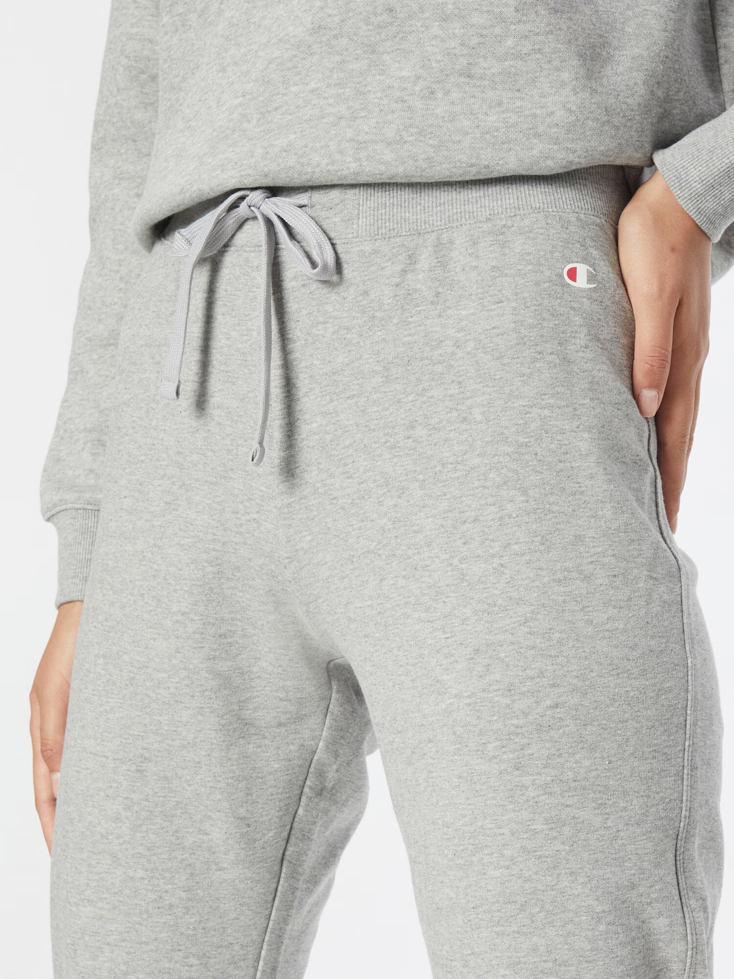 Champion Authentic Athletic Apparel Pantaloni gri amestecat / roșu / alb - Pled.ro