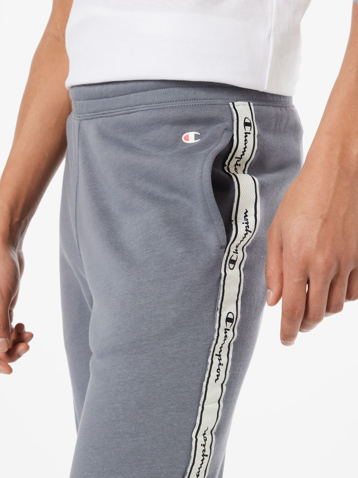 Champion Authentic Athletic Apparel Pantaloni gri / negru / alb murdar - Pled.ro