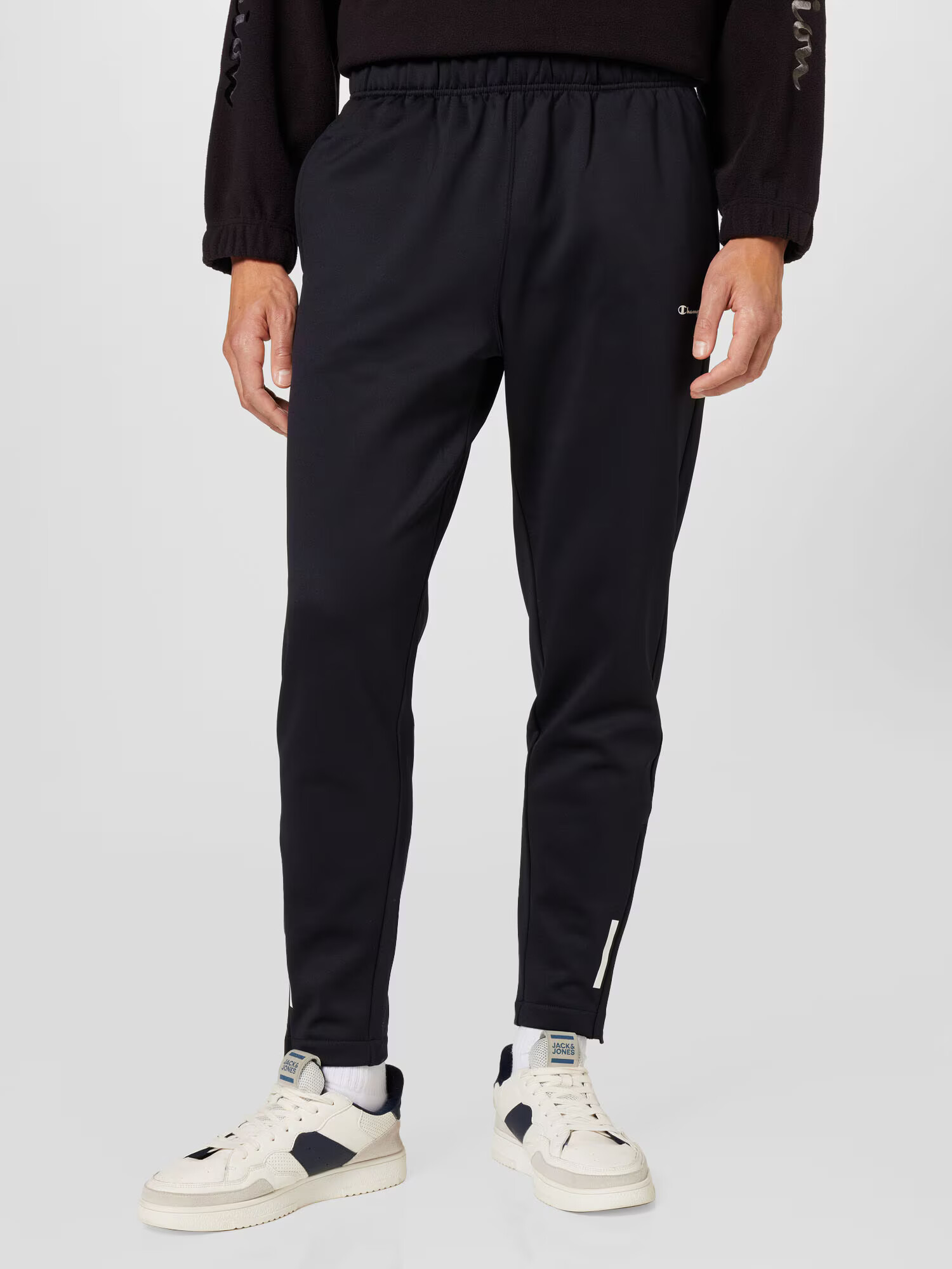 Champion Authentic Athletic Apparel Pantaloni negru / alb - Pled.ro