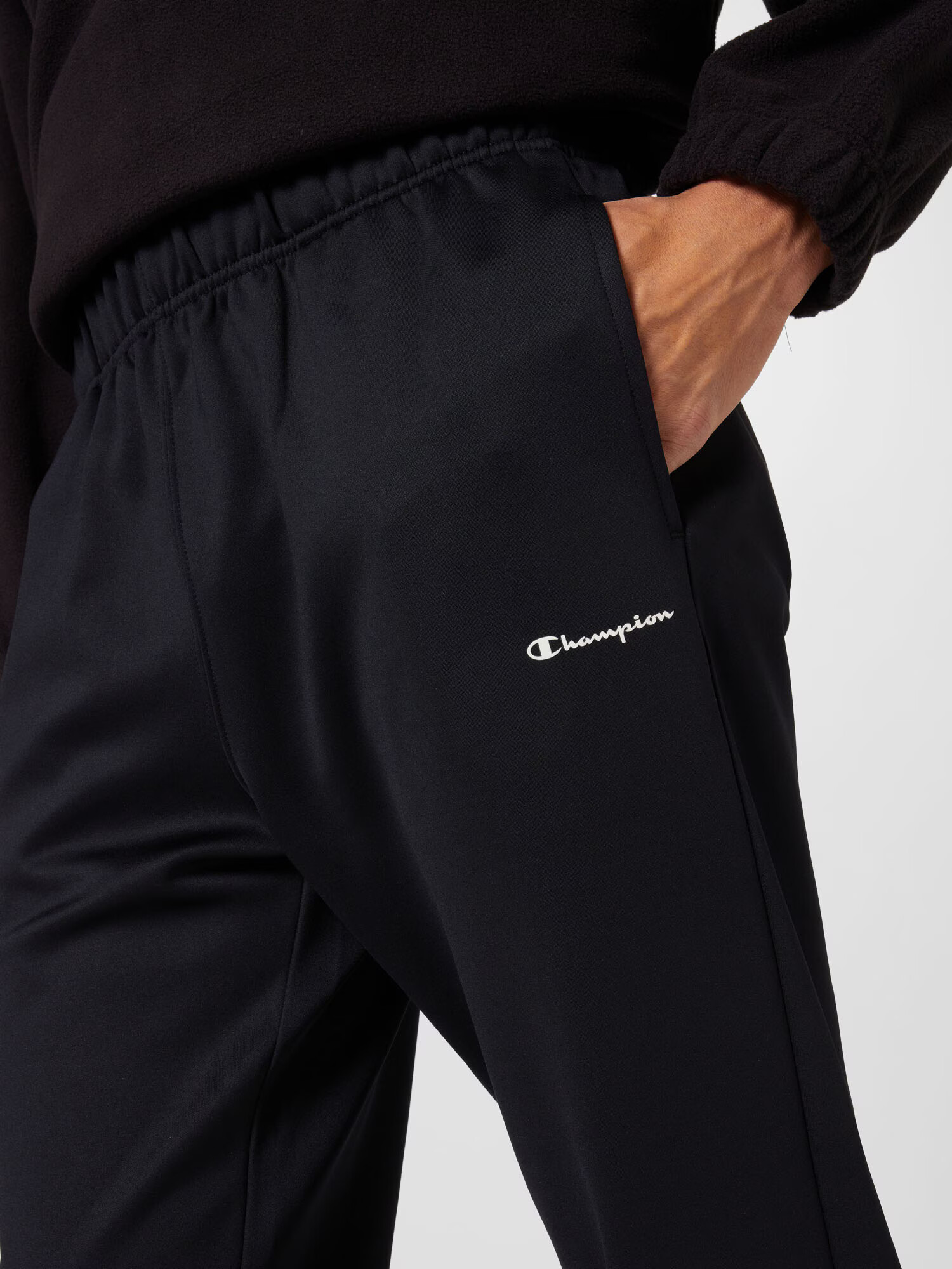 Champion Authentic Athletic Apparel Pantaloni negru / alb - Pled.ro