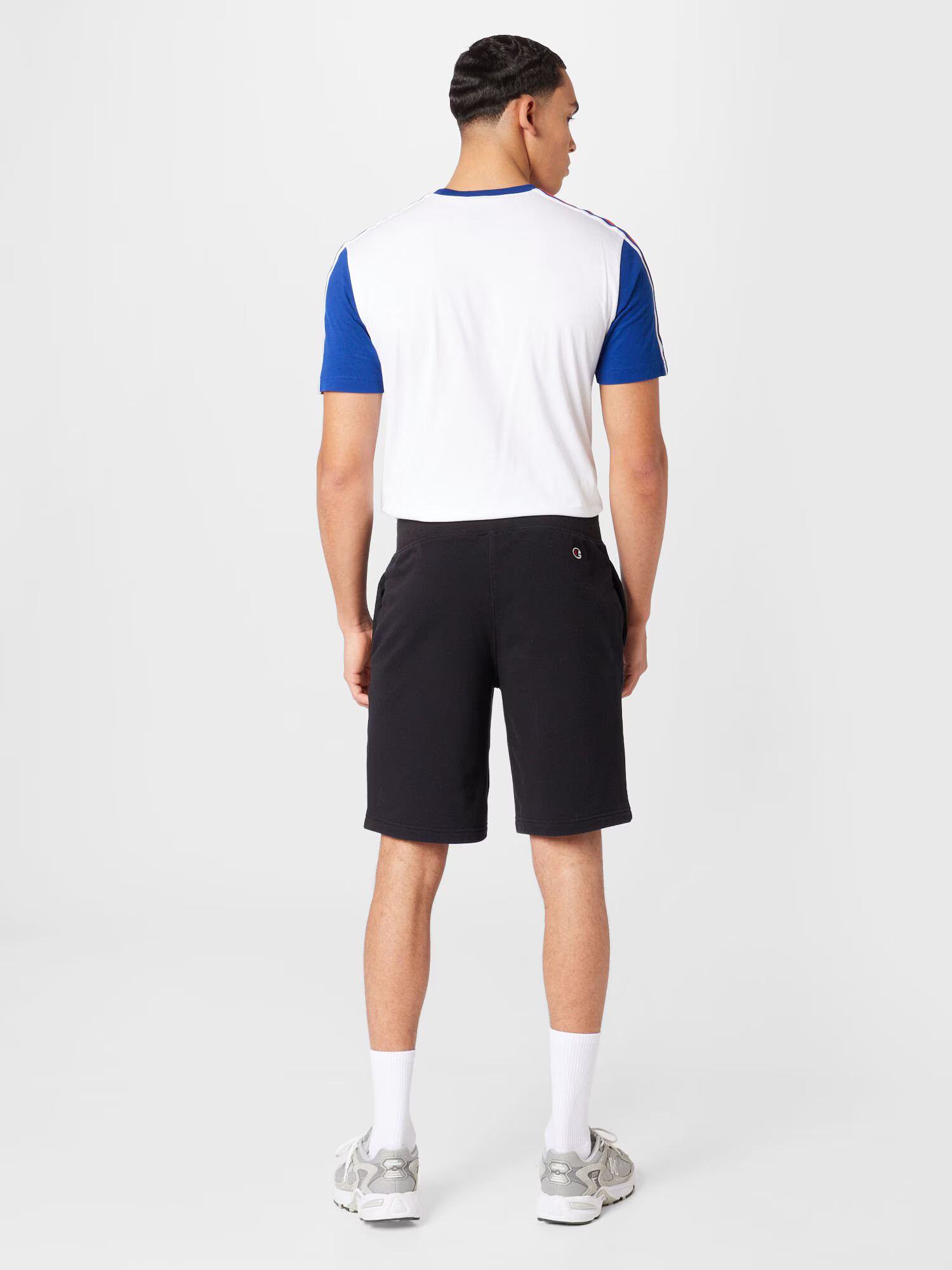 Champion Authentic Athletic Apparel Pantaloni negru / alb - Pled.ro