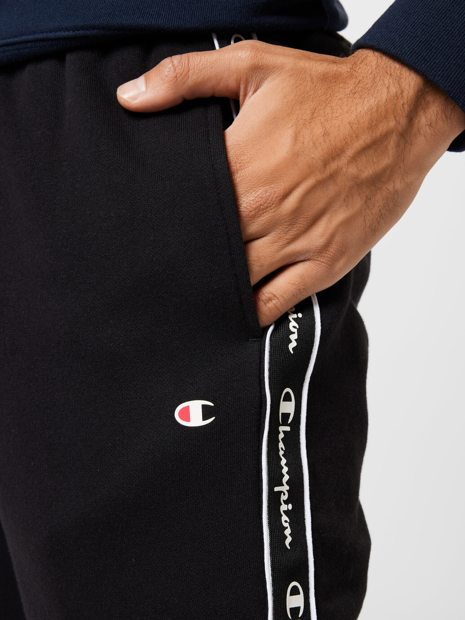 Champion Authentic Athletic Apparel Pantaloni roșu / negru / alb - Pled.ro