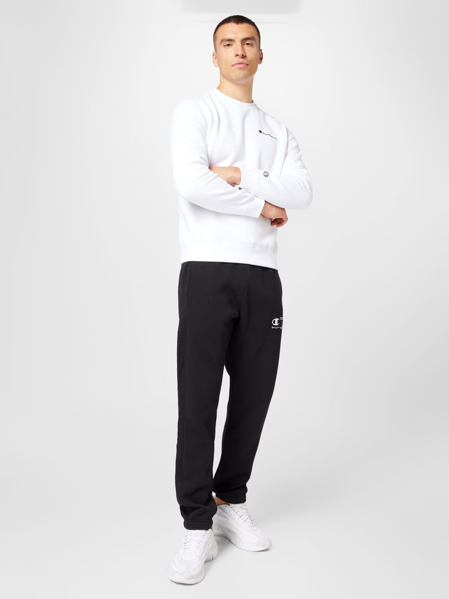 Champion Authentic Athletic Apparel Pantaloni roșu / negru / alb - Pled.ro