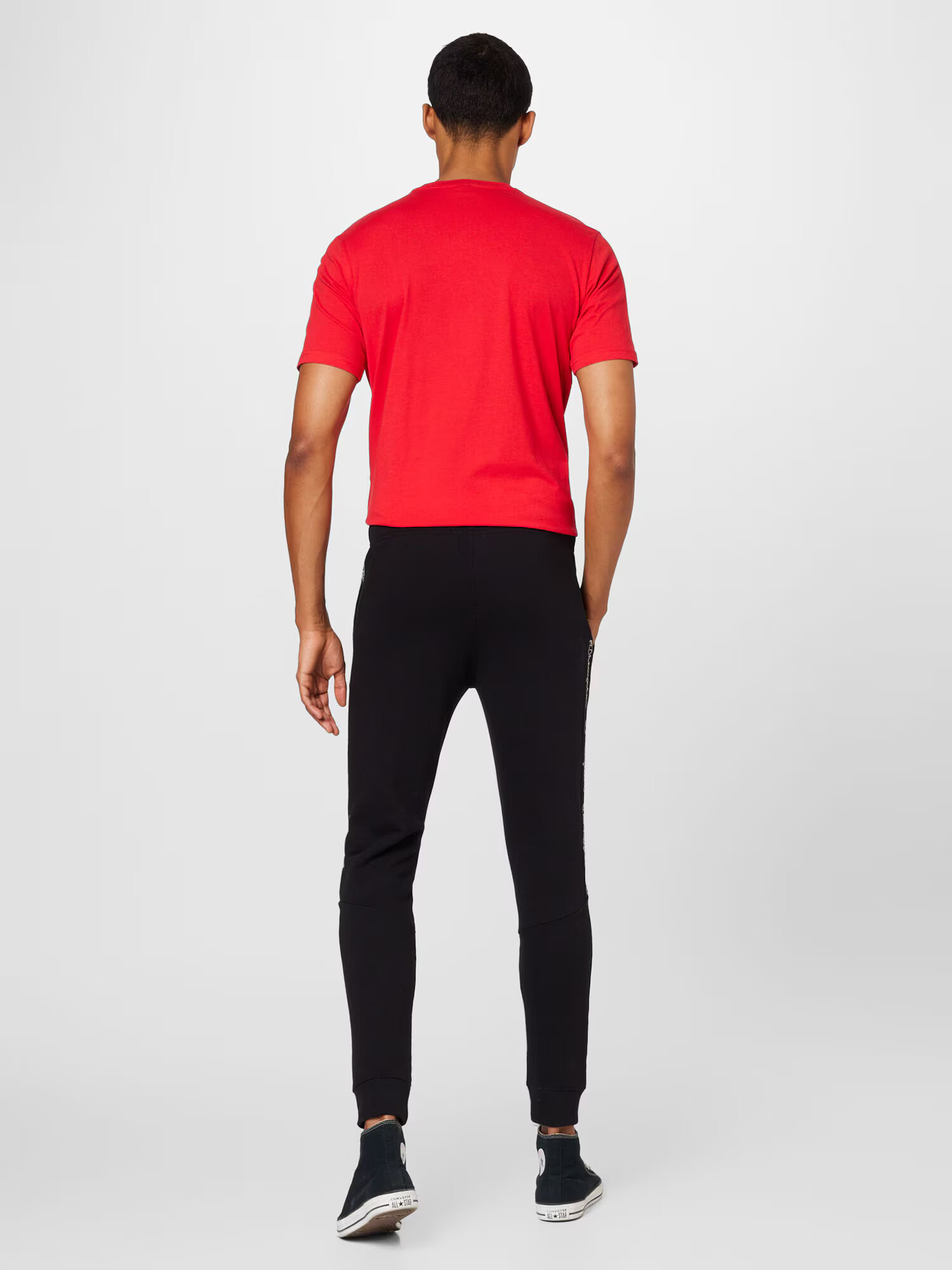 Champion Authentic Athletic Apparel Pantaloni roșu / negru / alb - Pled.ro