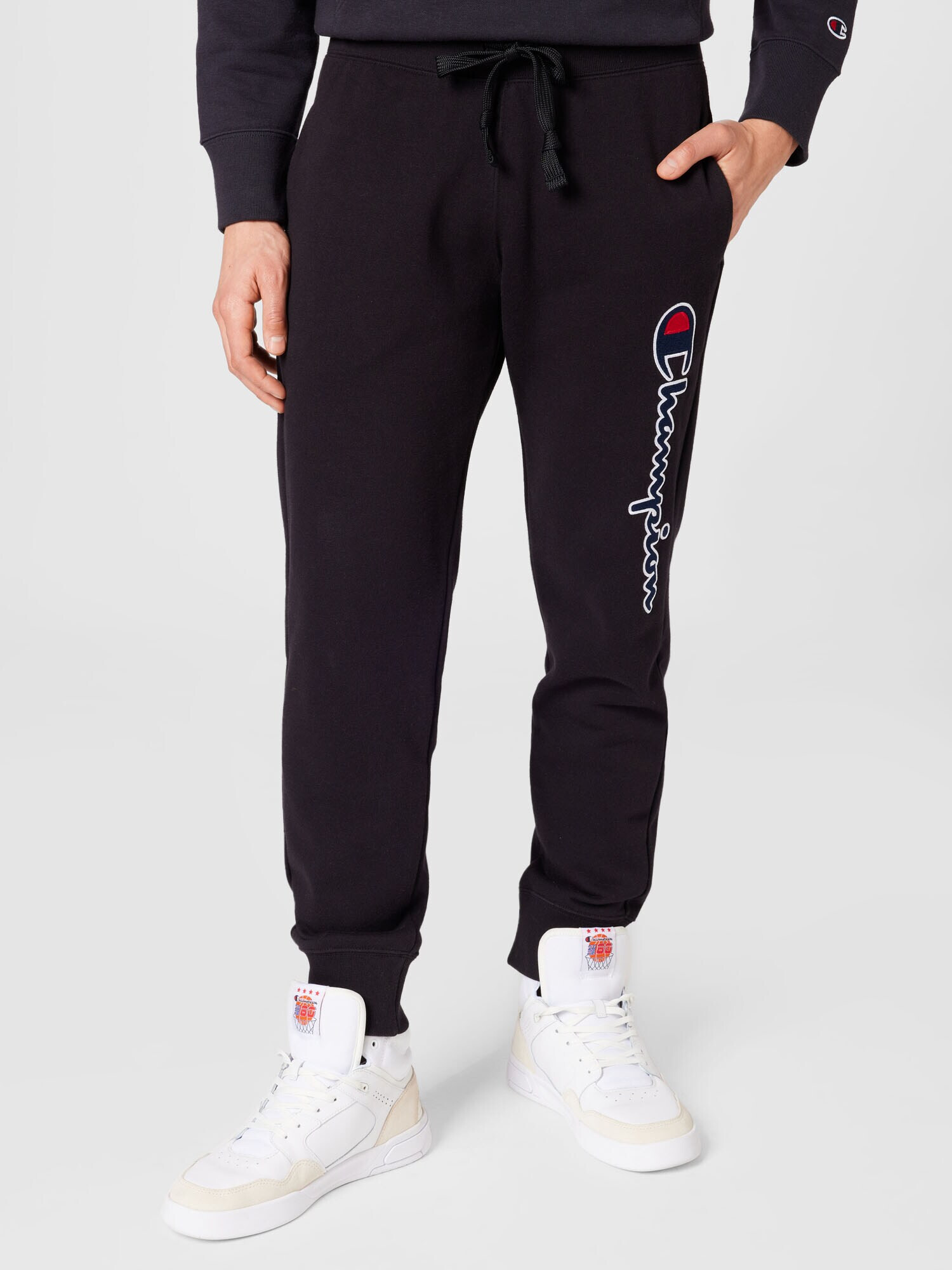 Champion Authentic Athletic Apparel Pantaloni sport bleumarin / roșu / negru / alb - Pled.ro