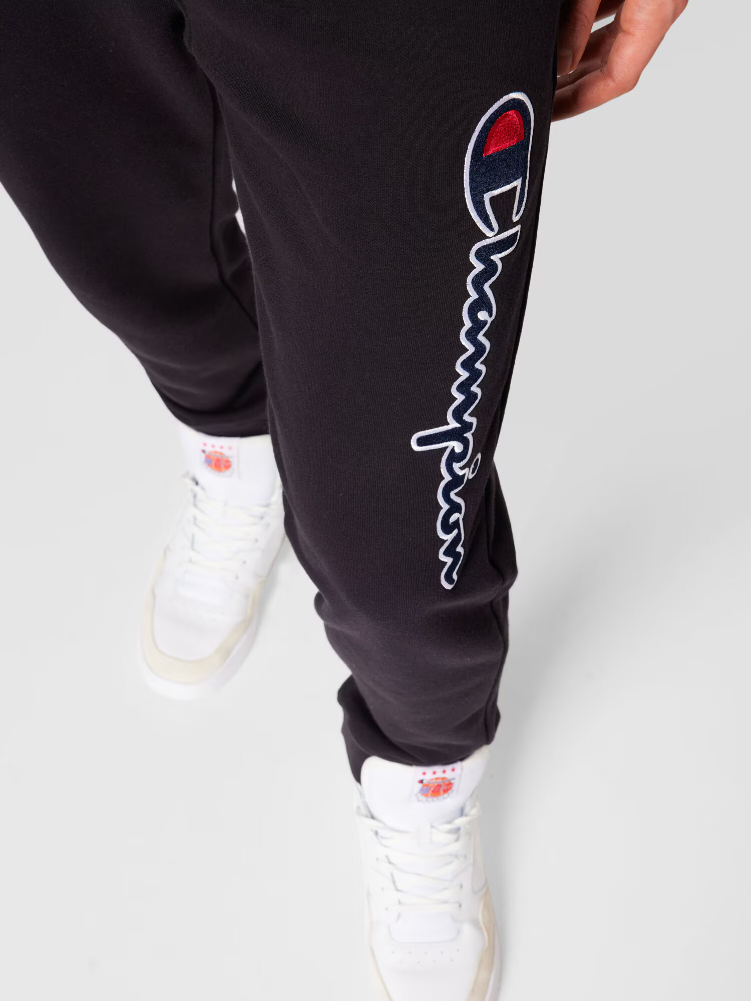 Champion Authentic Athletic Apparel Pantaloni sport bleumarin / roșu / negru / alb - Pled.ro