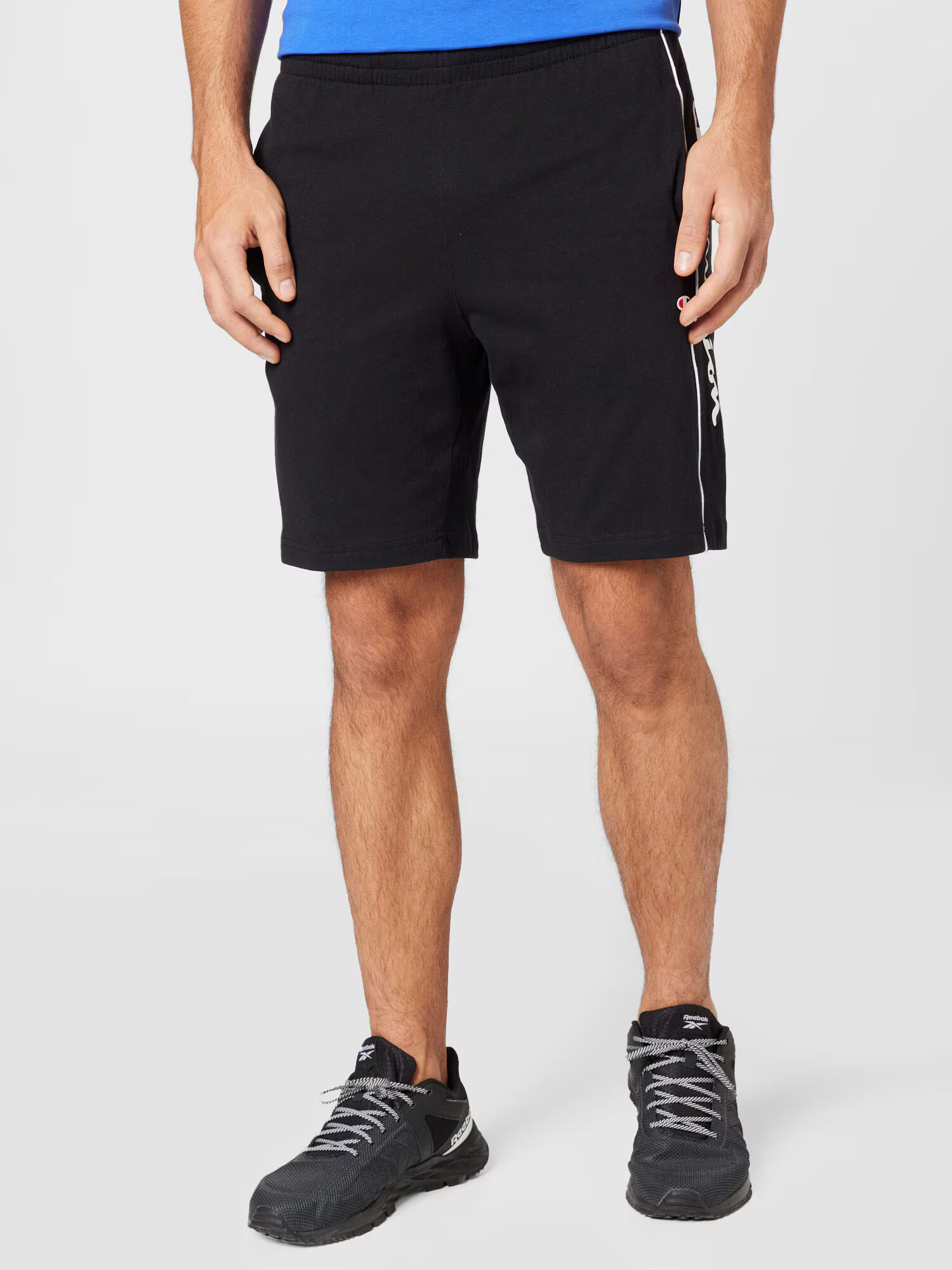 Champion Authentic Athletic Apparel Pantaloni negru / alb - Pled.ro